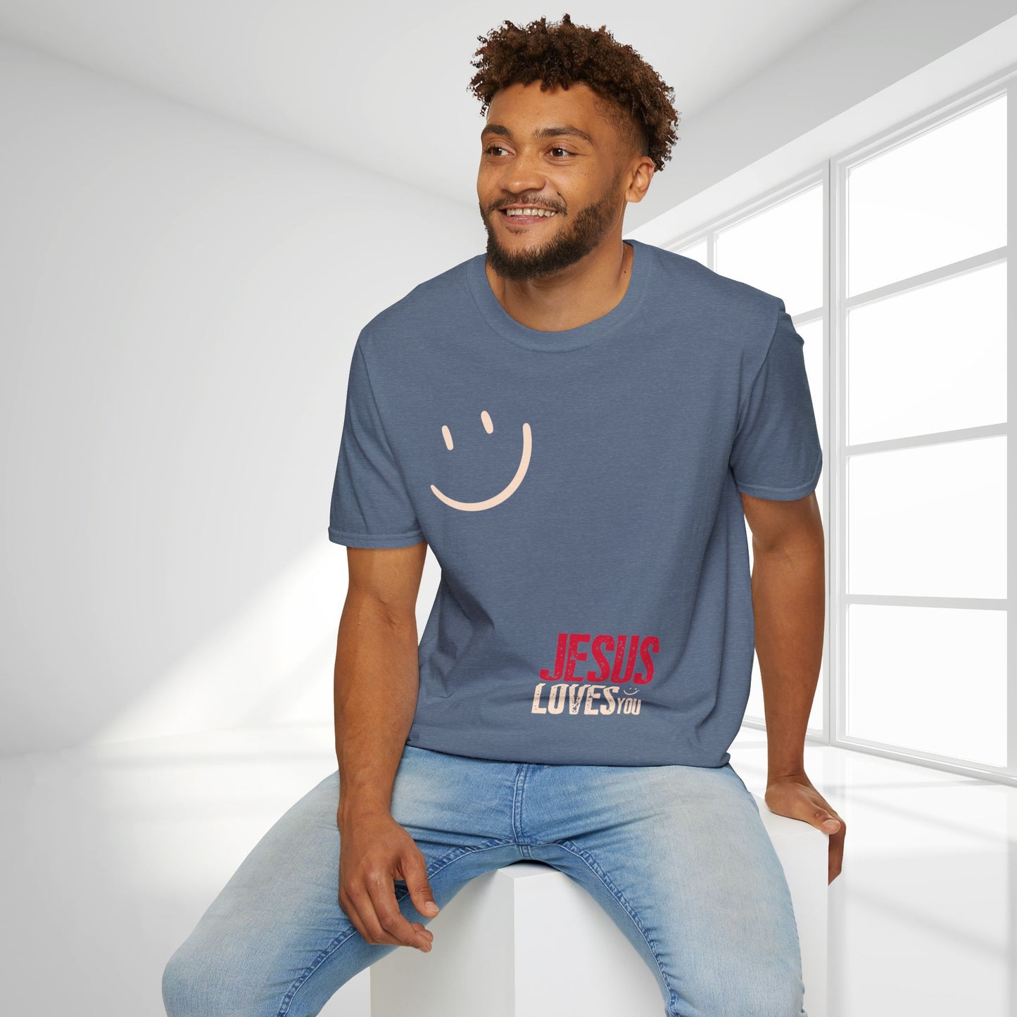 Unisex Jesus Loves You Softstyle T-shirt