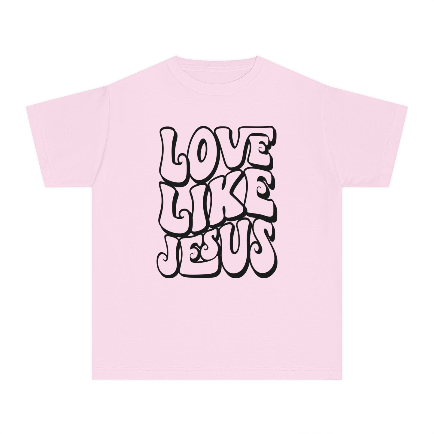 Love Like Jesus Comfort Colors Youth Christian Tee