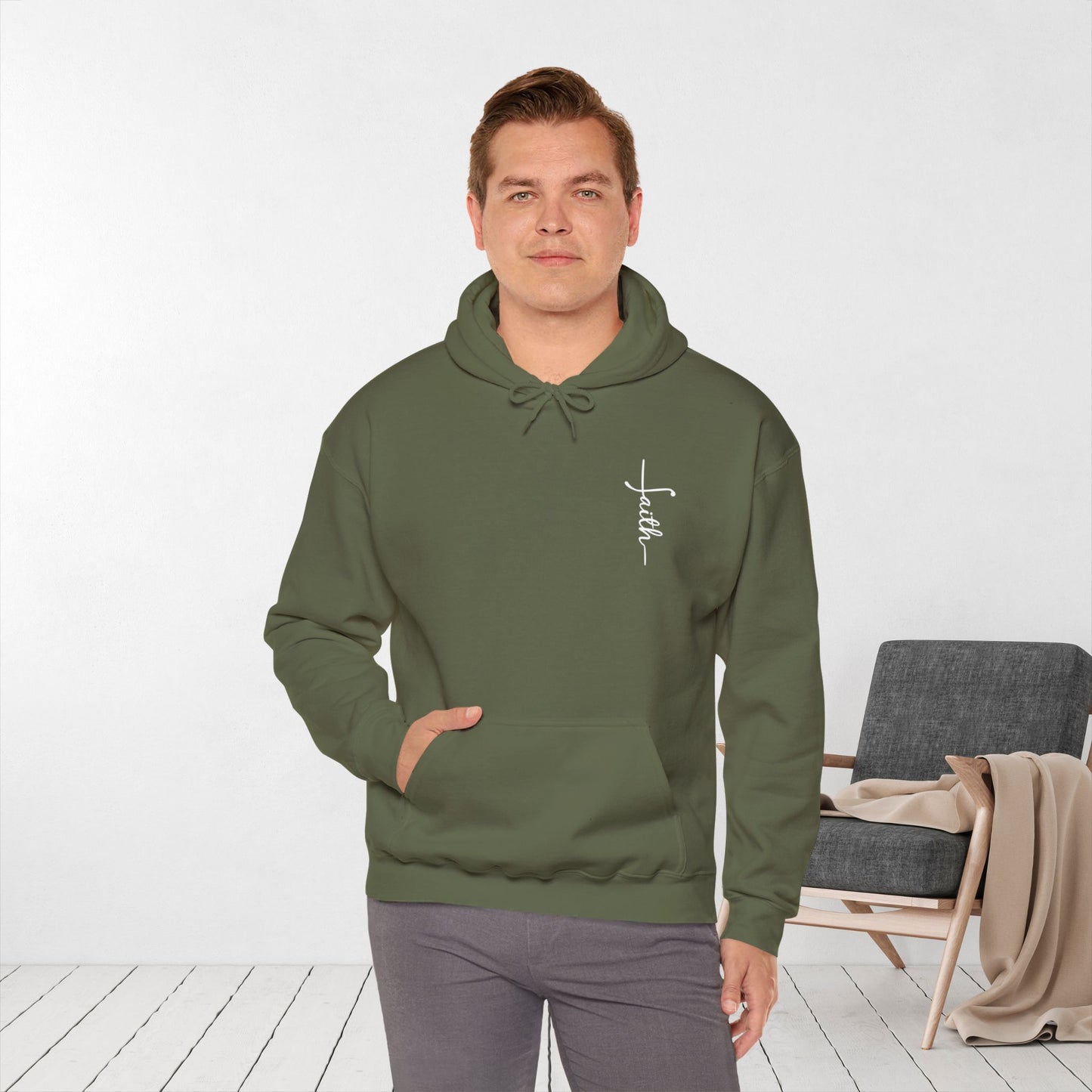 Faith Can Move Mountains Christian Hoodie