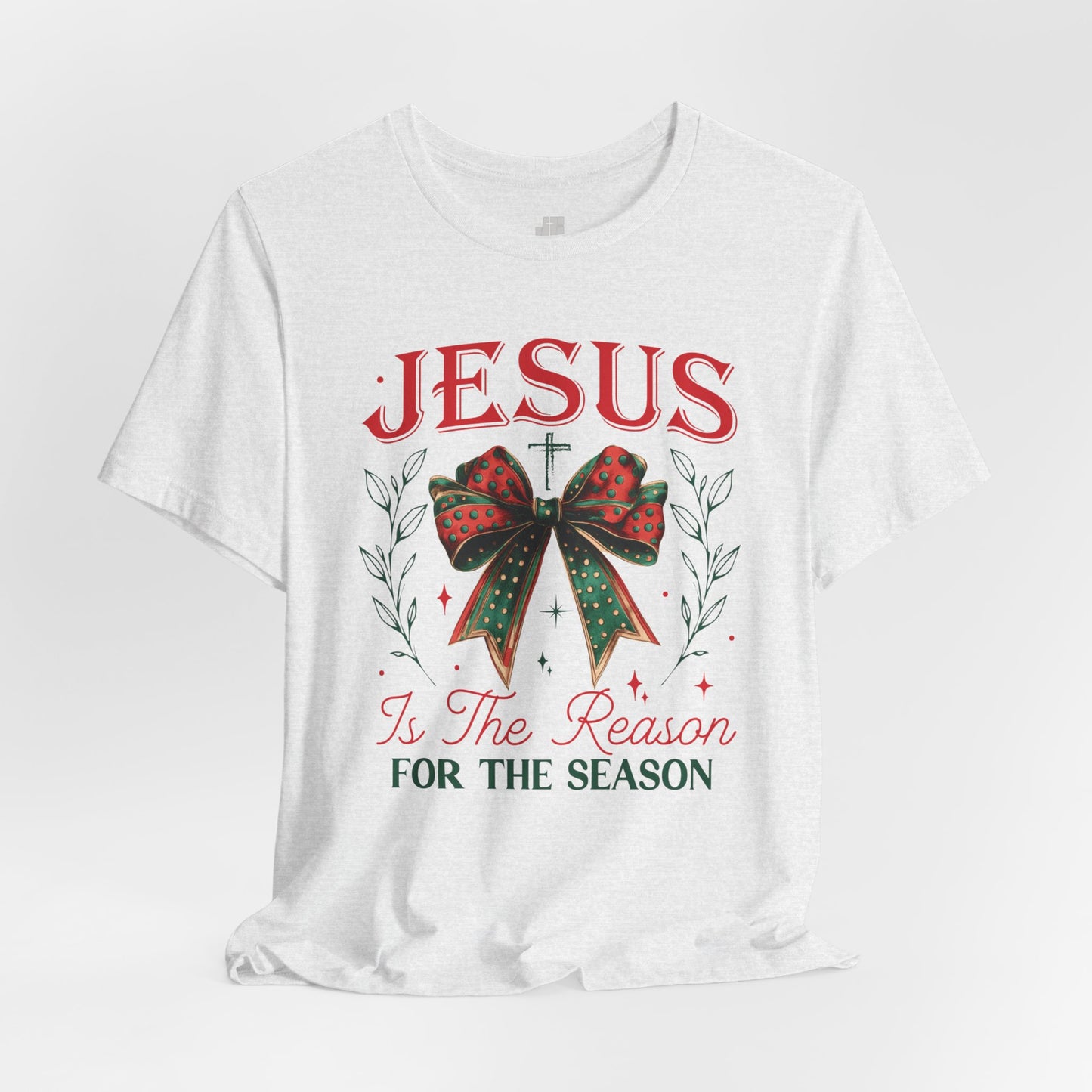 Jesus Is The Reason For The Season Soft Cotton Tee - Christian Christmas Shirt