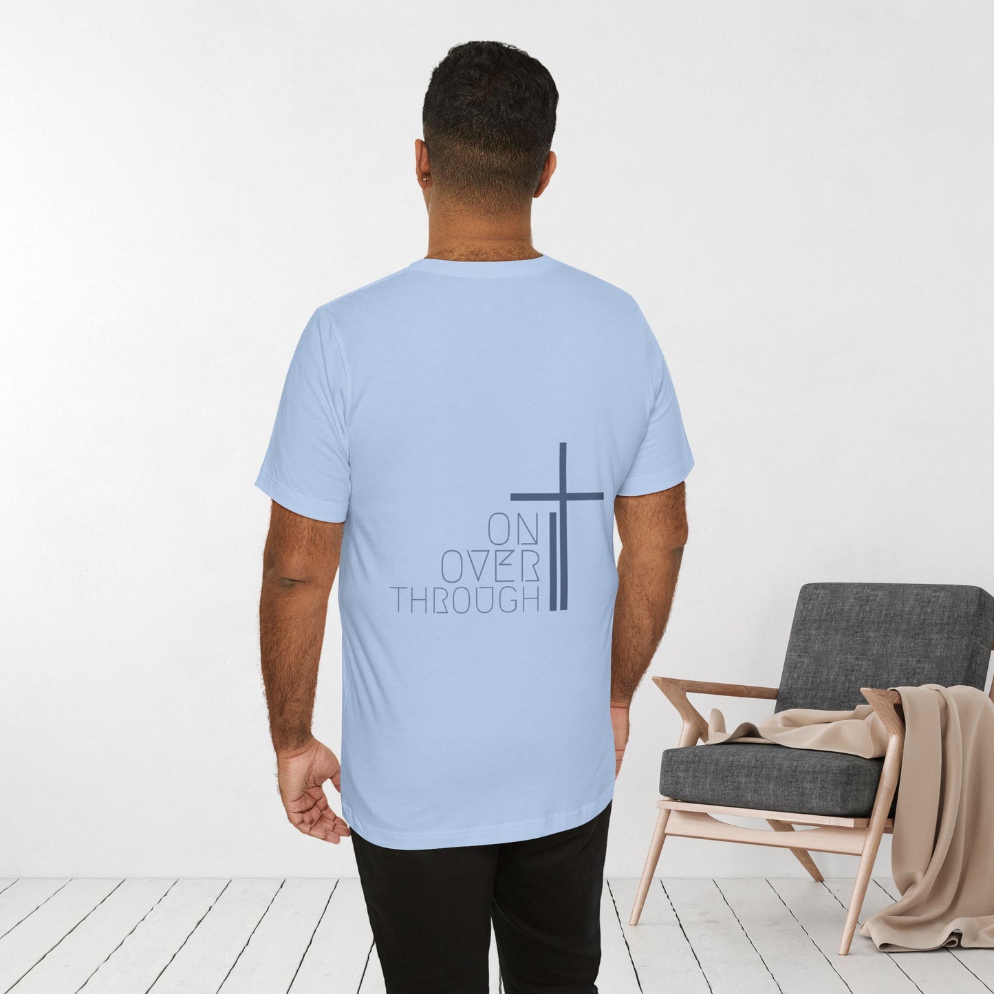 Minimalist Pray Soft Cotton Tee - Pray On It, Pray Over It, Pray Through It T-shirt