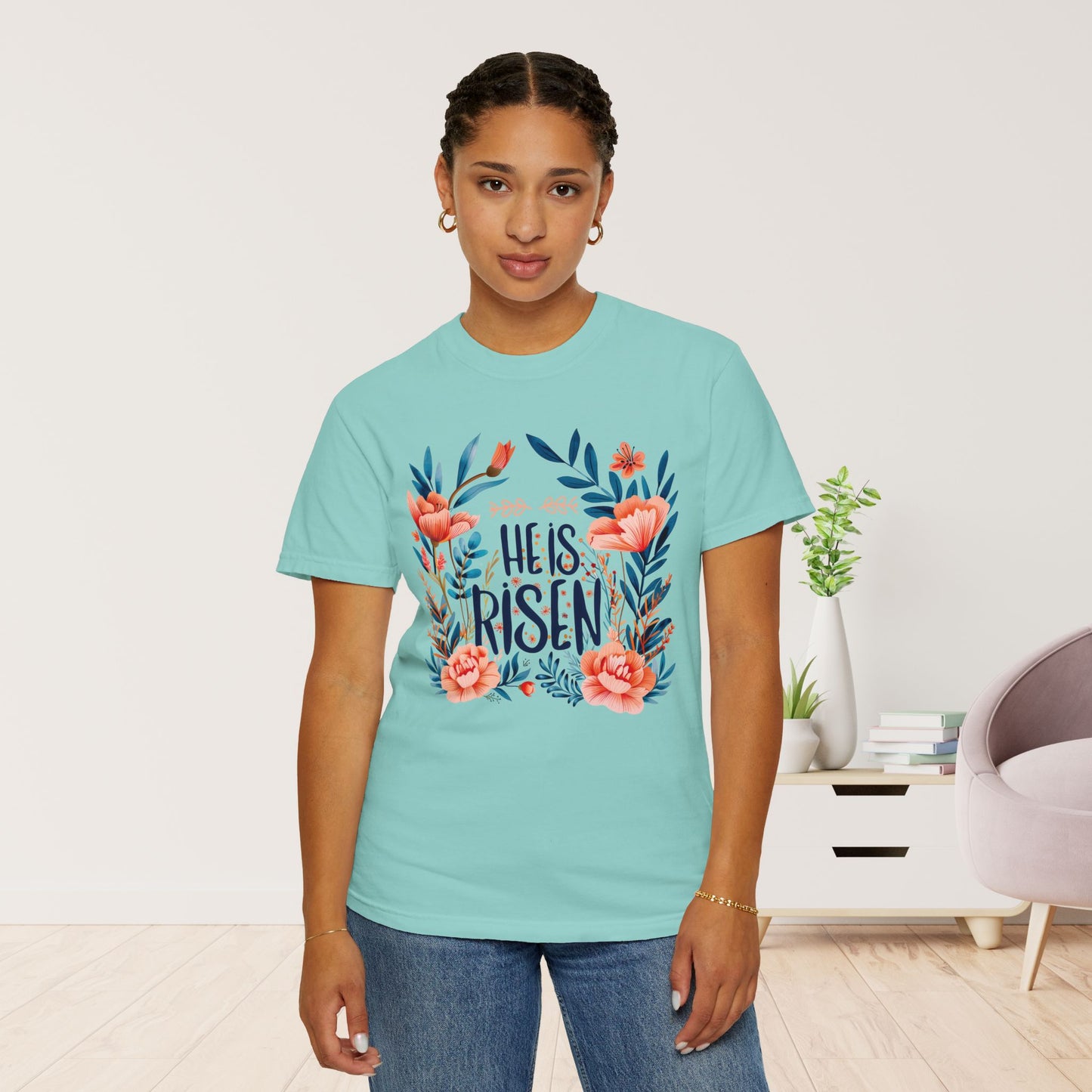 He is Risen Women's Comfort Colors T-shirt