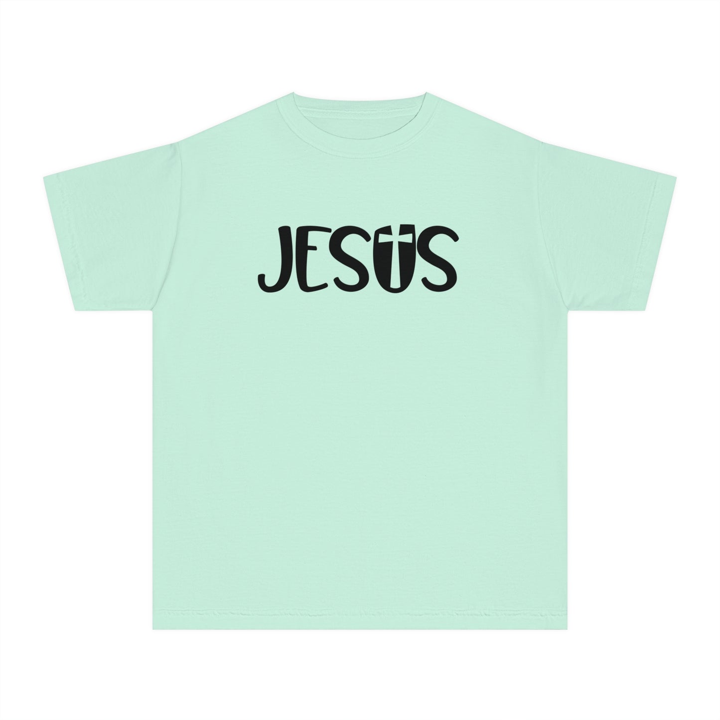 Jesus Comfort Colors Youth Christian T-shirt