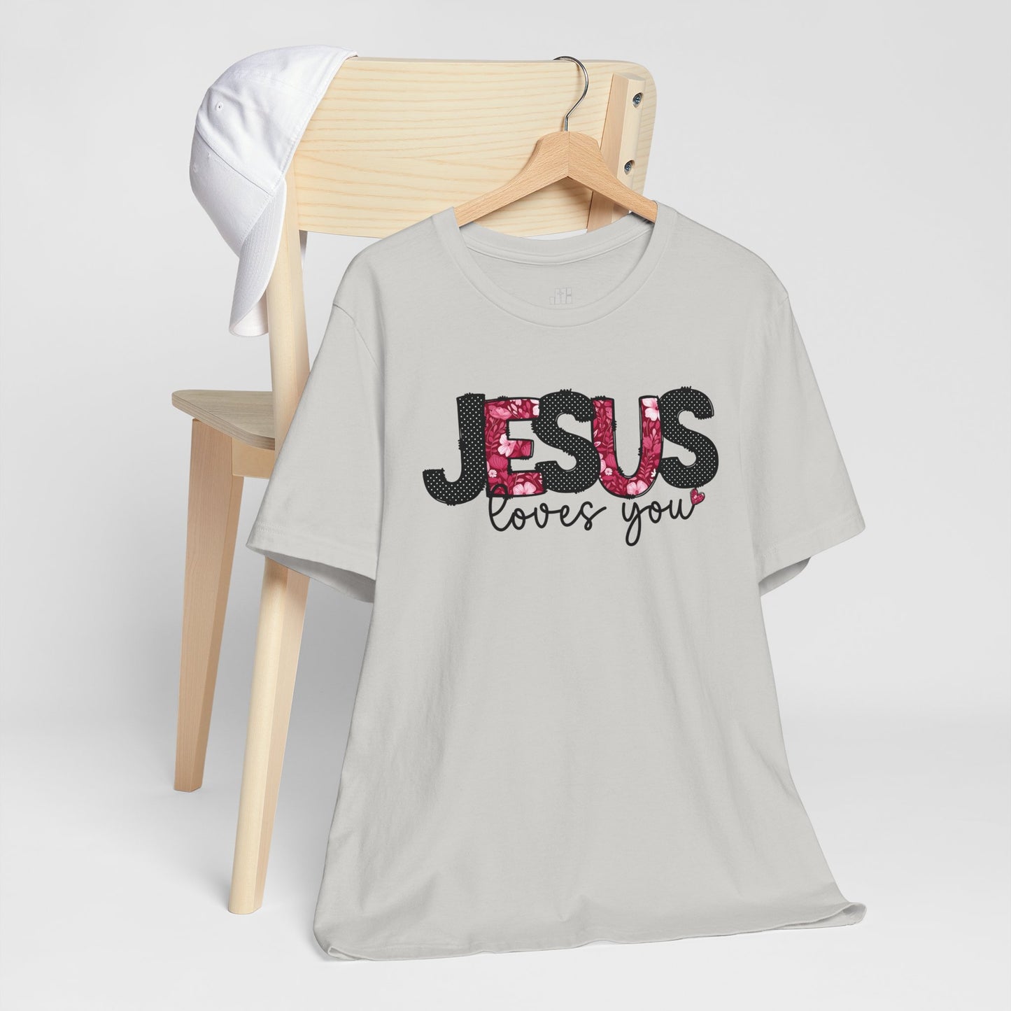 Jesus Loves You Soft Cotton Tee - Christian Shirt