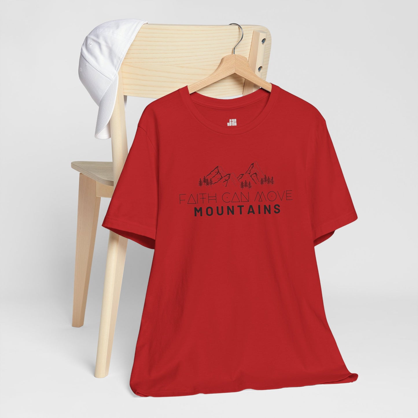 Faith Can Move Mountains Soft Cotton Tee - Matthew 17:20 Bible Verse Shirt