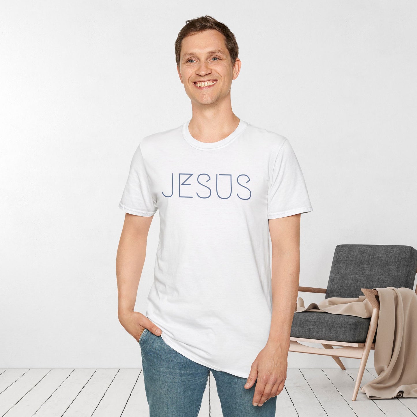 Minimalist Jesus Softstyle T-shirt