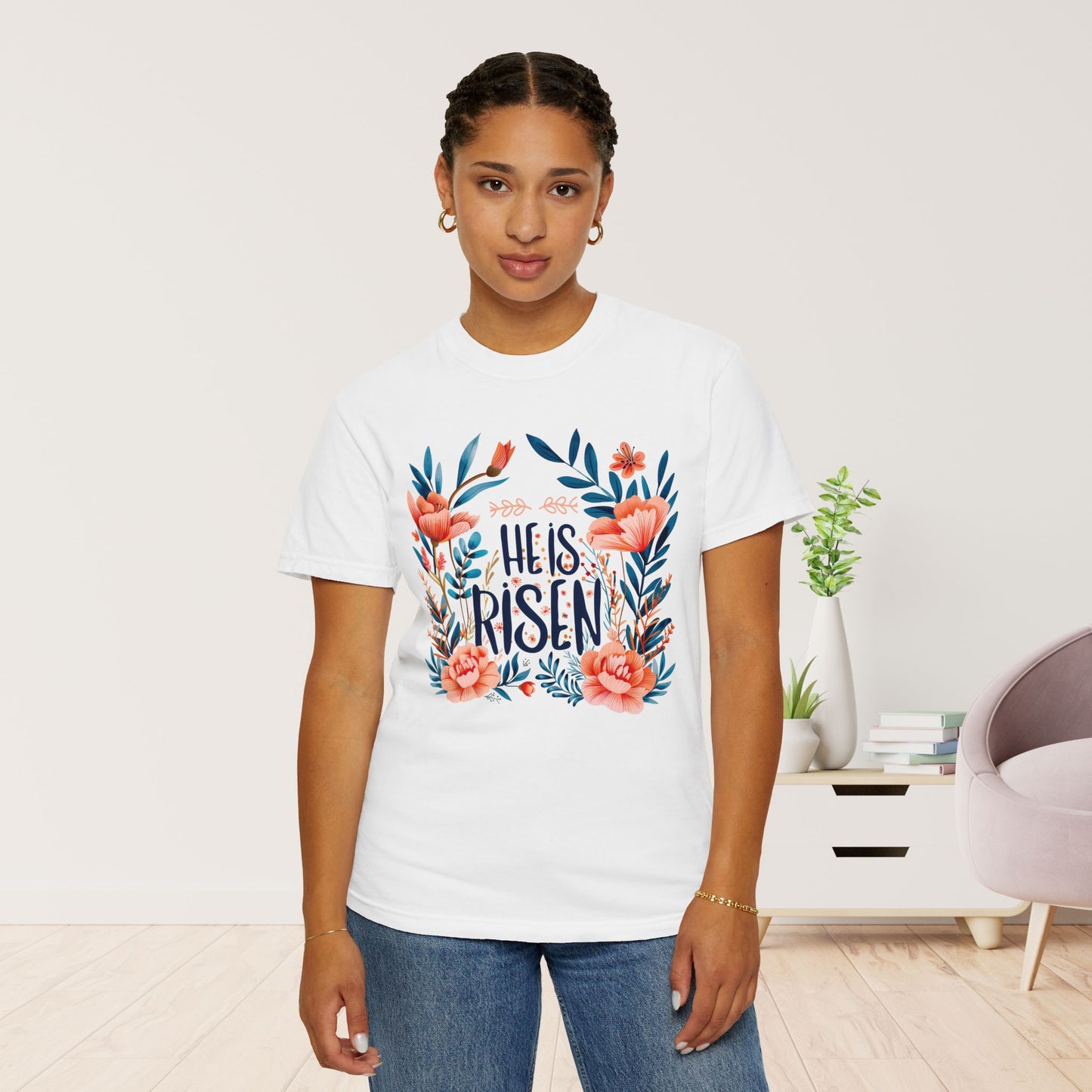 He is Risen Women's Comfort Colors T-shirt