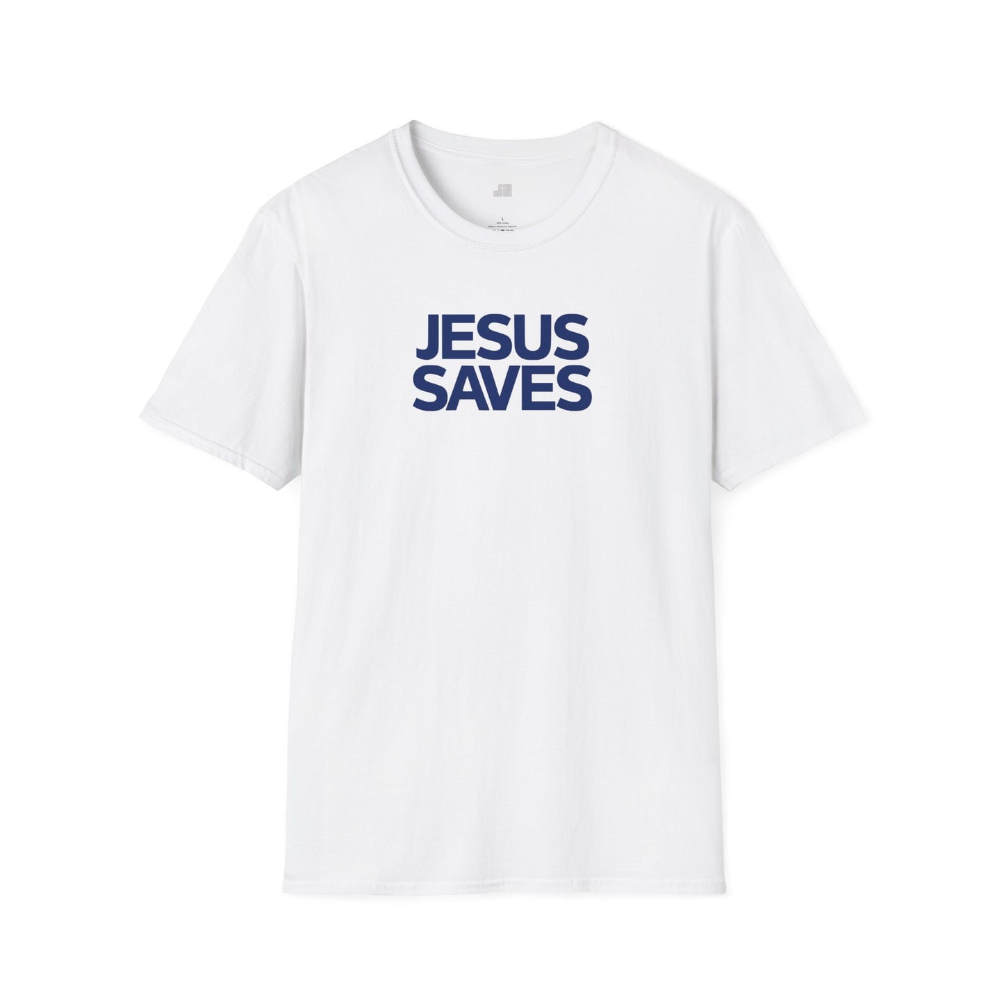 Jesus Saves Softstyle T-shirt - Acts 4:12 Bible Verse Christian T-shirt