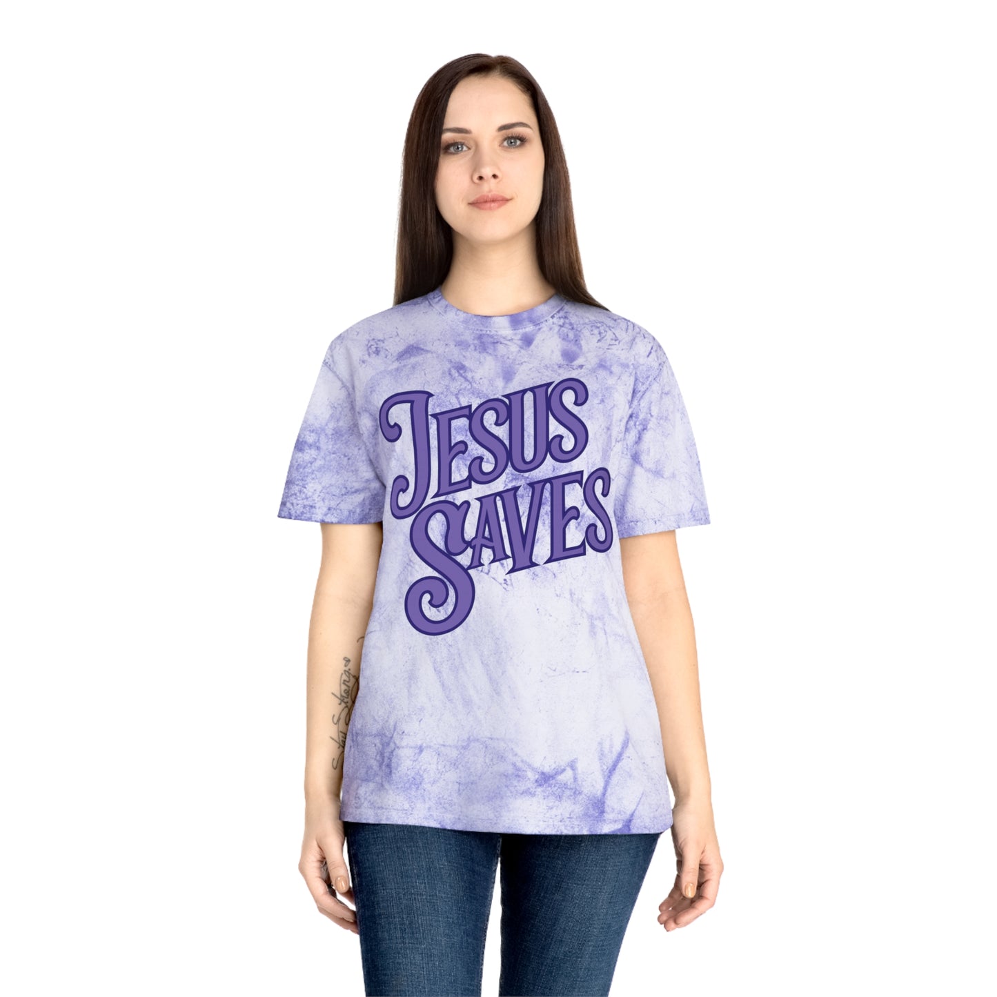 Unisex Jesus Saves Comfort Colors Color Blast T-shirt