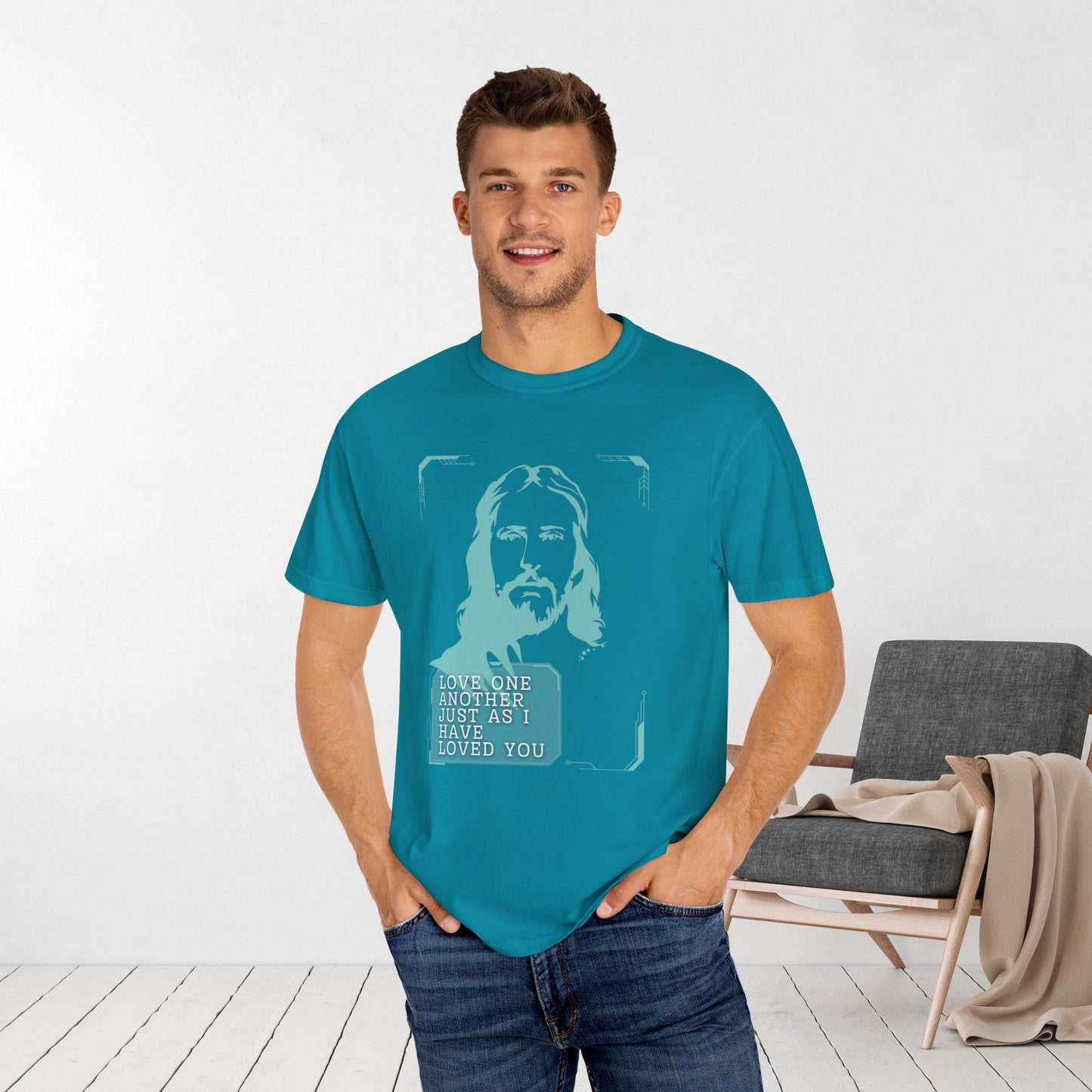 Comfort Colors Men's Jesus Shirt