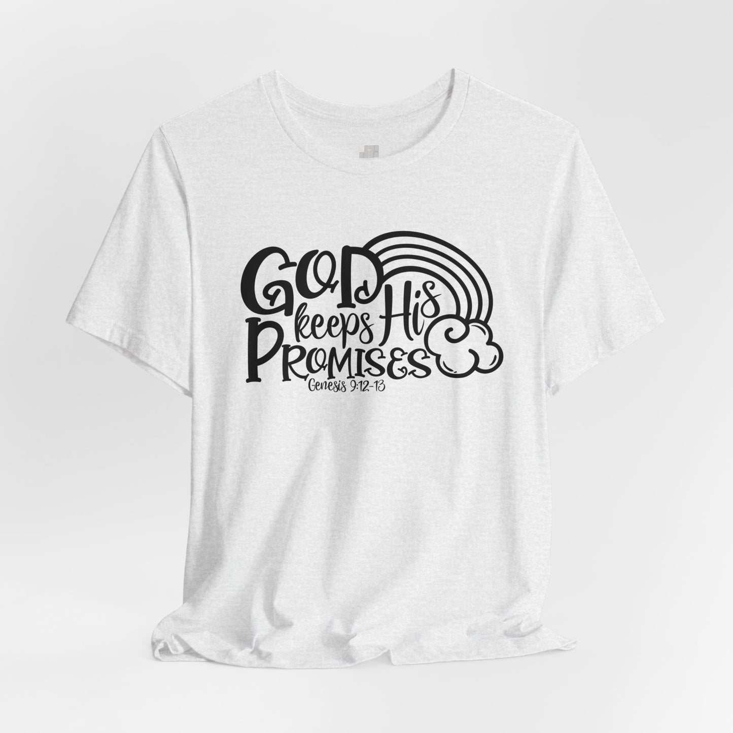 God Keeps His Promises Soft Cotton Tee - Bible Verse Christian Tee