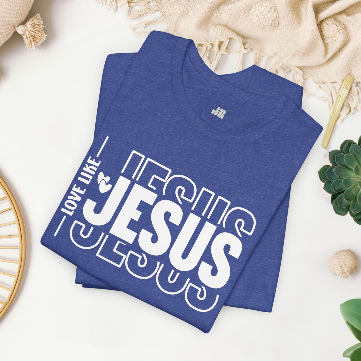 Love Like Jesus Christian Soft Cotton Tee