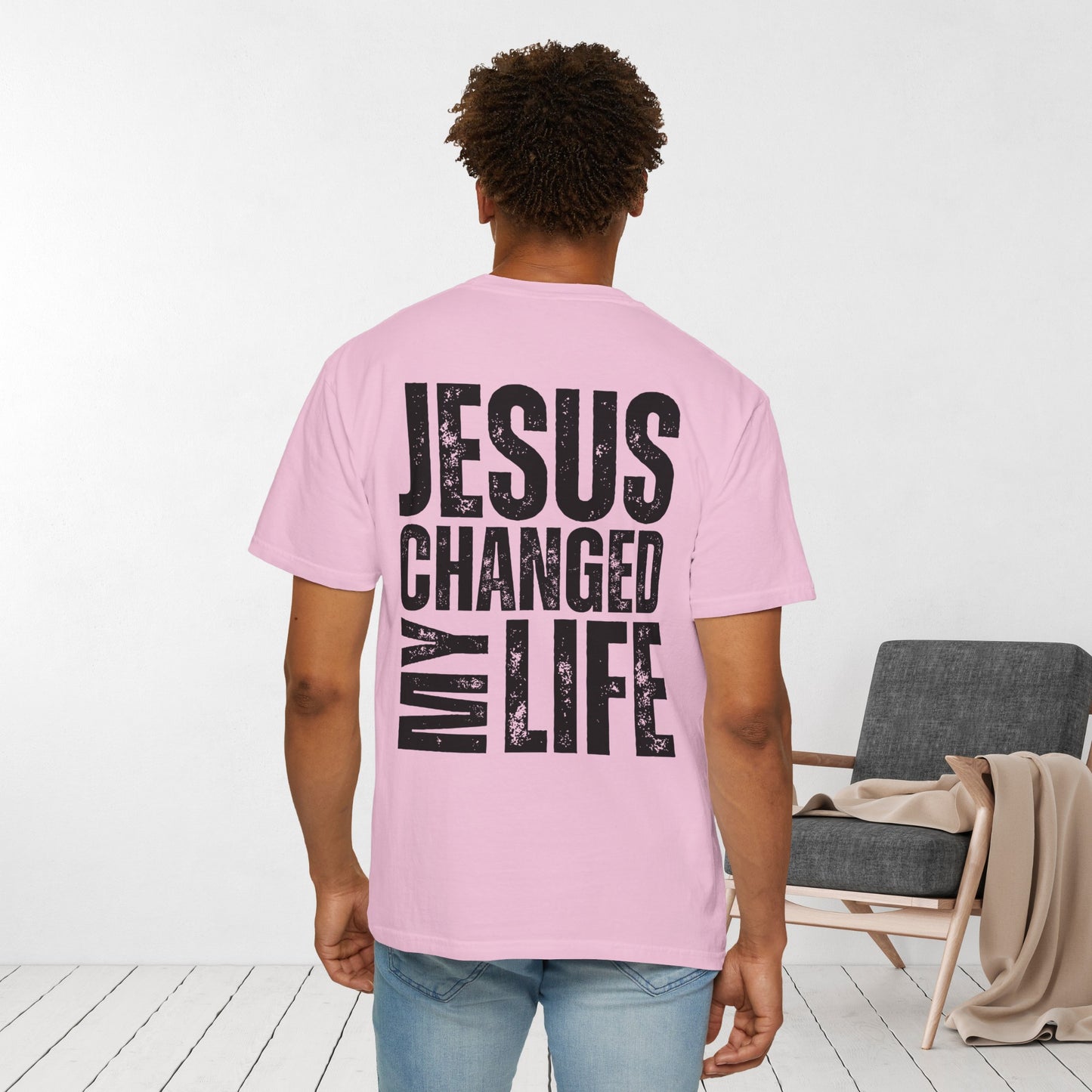 Comfort Colors Jesus Changed My Life Christian Shirt