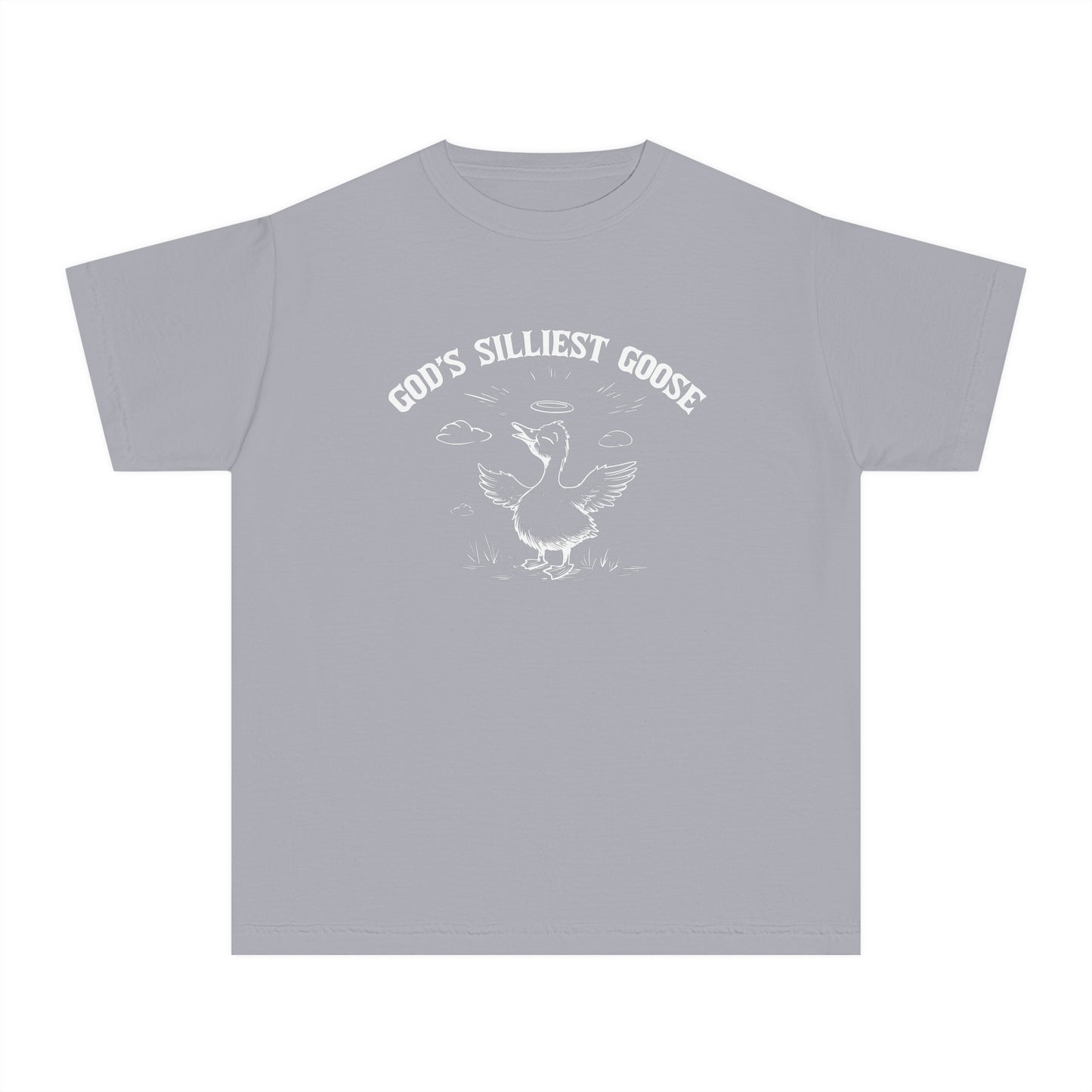 God's Silliest Goose Comfort Colors Youth Christian Tee