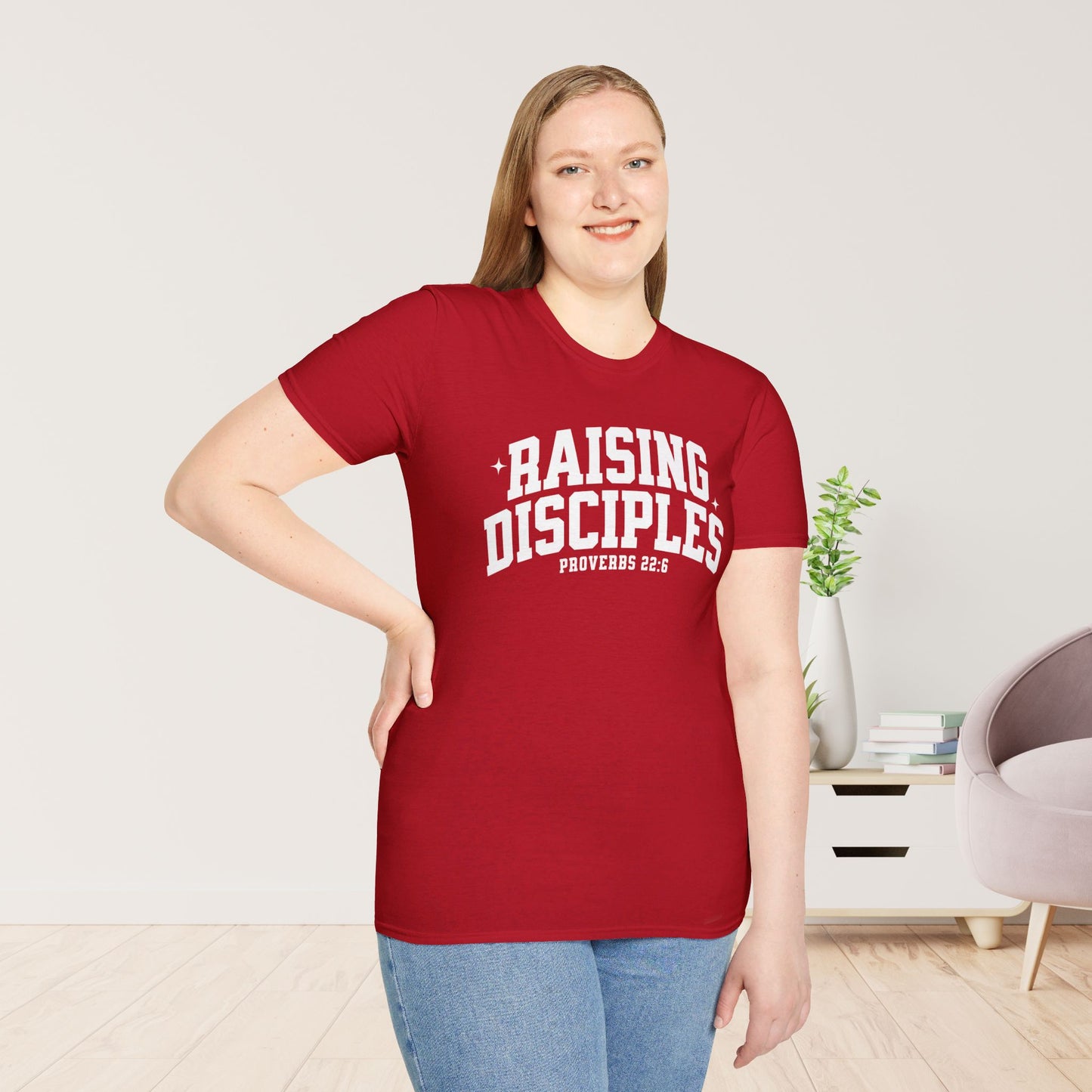 Raising Disciples Proverbs 22:6 Softstyle T-shirt