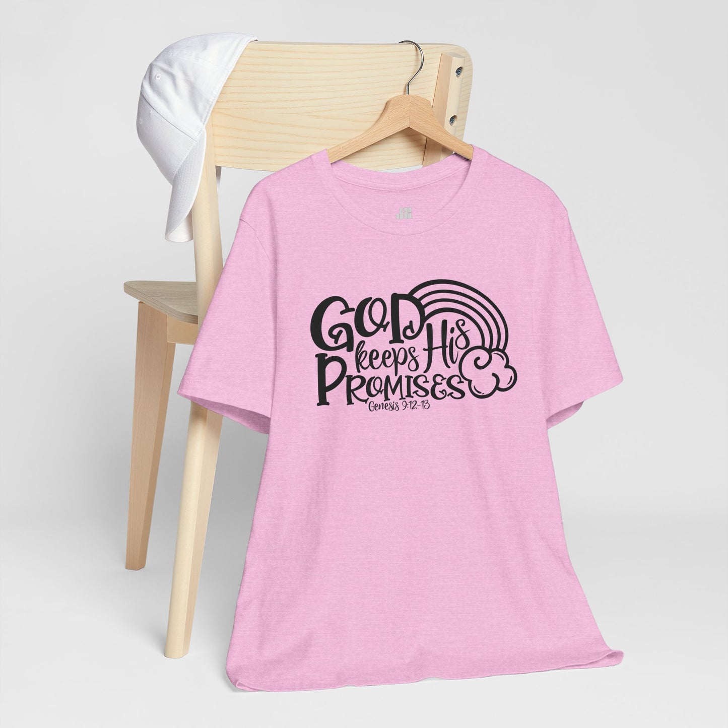 God Keeps His Promises Soft Cotton Tee - Bible Verse Christian Tee