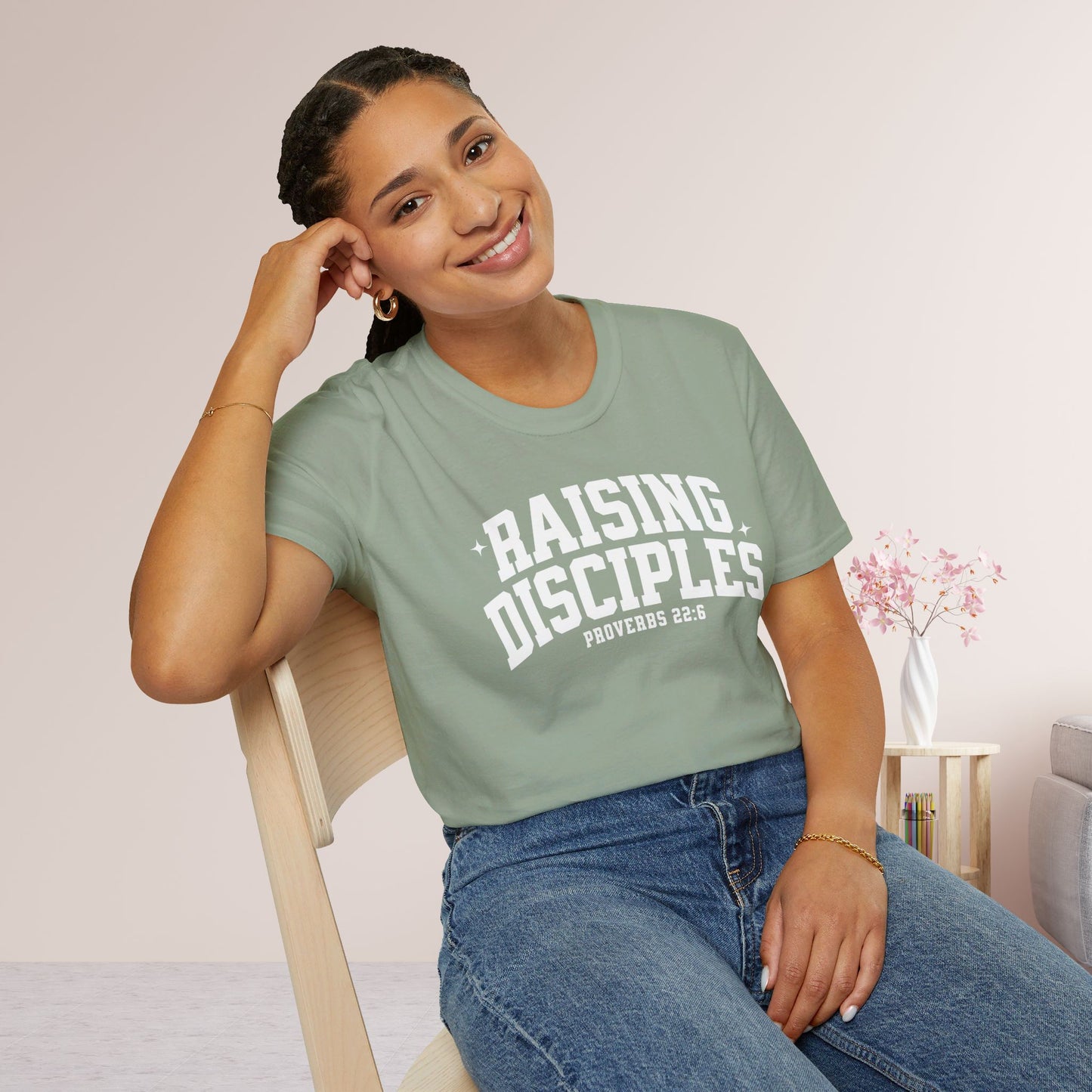 Raising Disciples Proverbs 22:6 Softstyle T-shirt