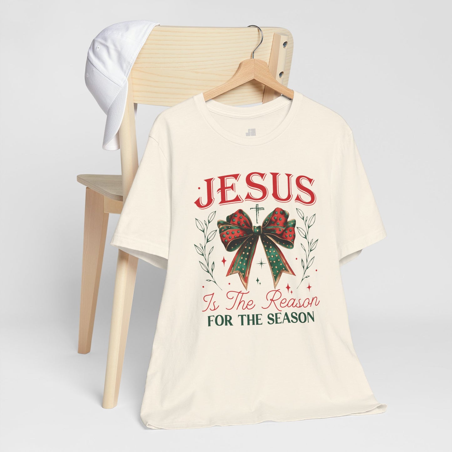 Jesus Is The Reason For The Season Soft Cotton Tee - Christian Christmas Shirt