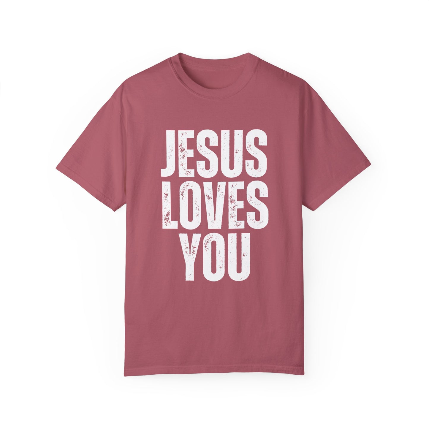 Comfort Colors Jesus Loves You Christian Shirt