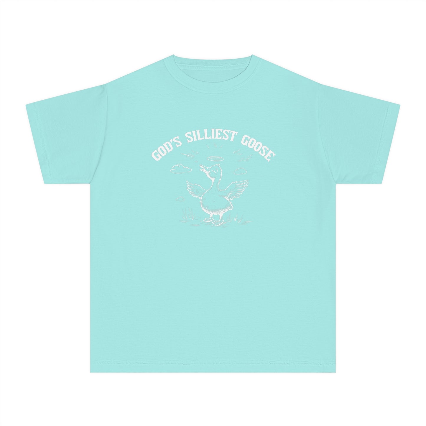 God's Silliest Goose Comfort Colors Youth Christian Tee