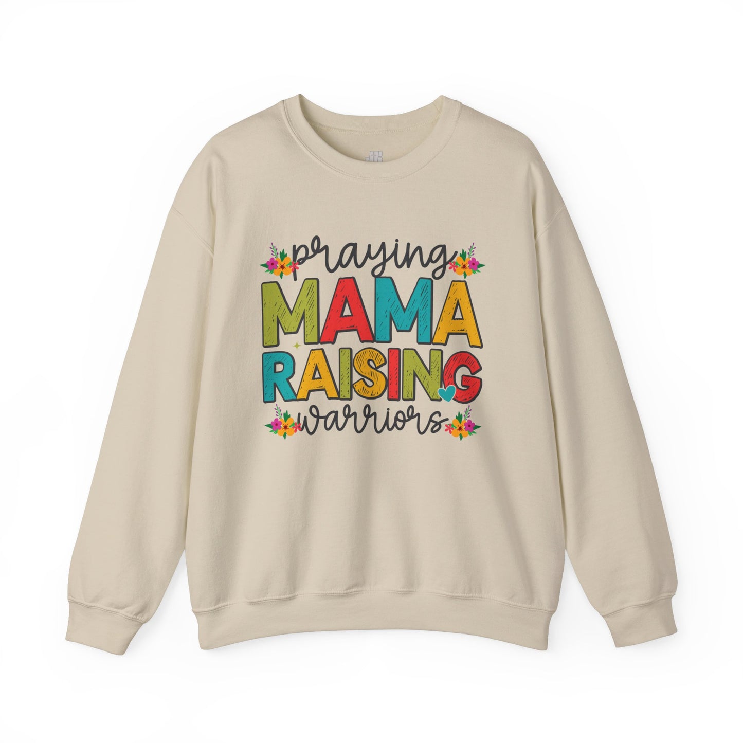 Praying Mama Raising Warriors Sweatshirt - Christian Mom Sweatshirt