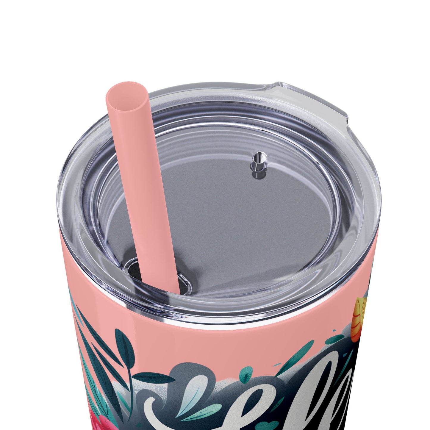 He is Risen Skinny Tumbler with Straw - 20oz