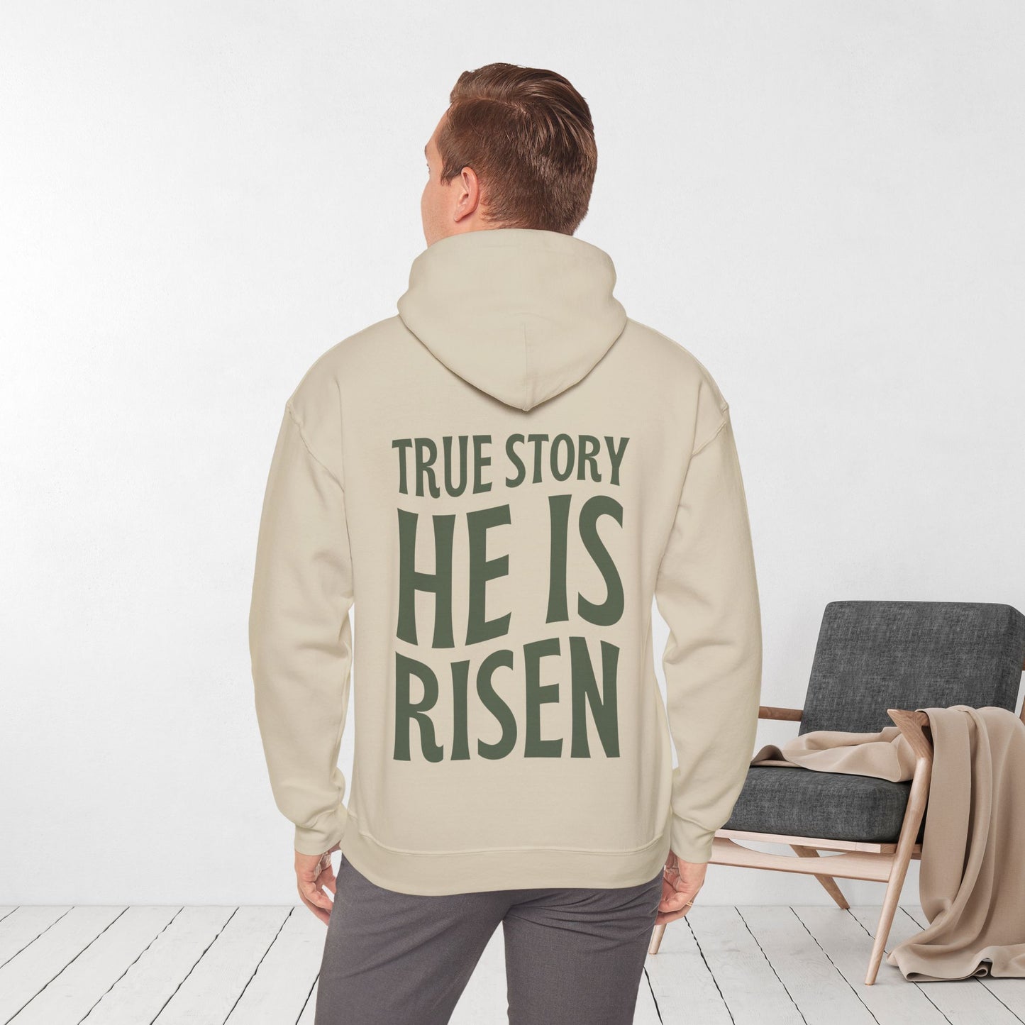 True Story He is Risen Christian Hoodie