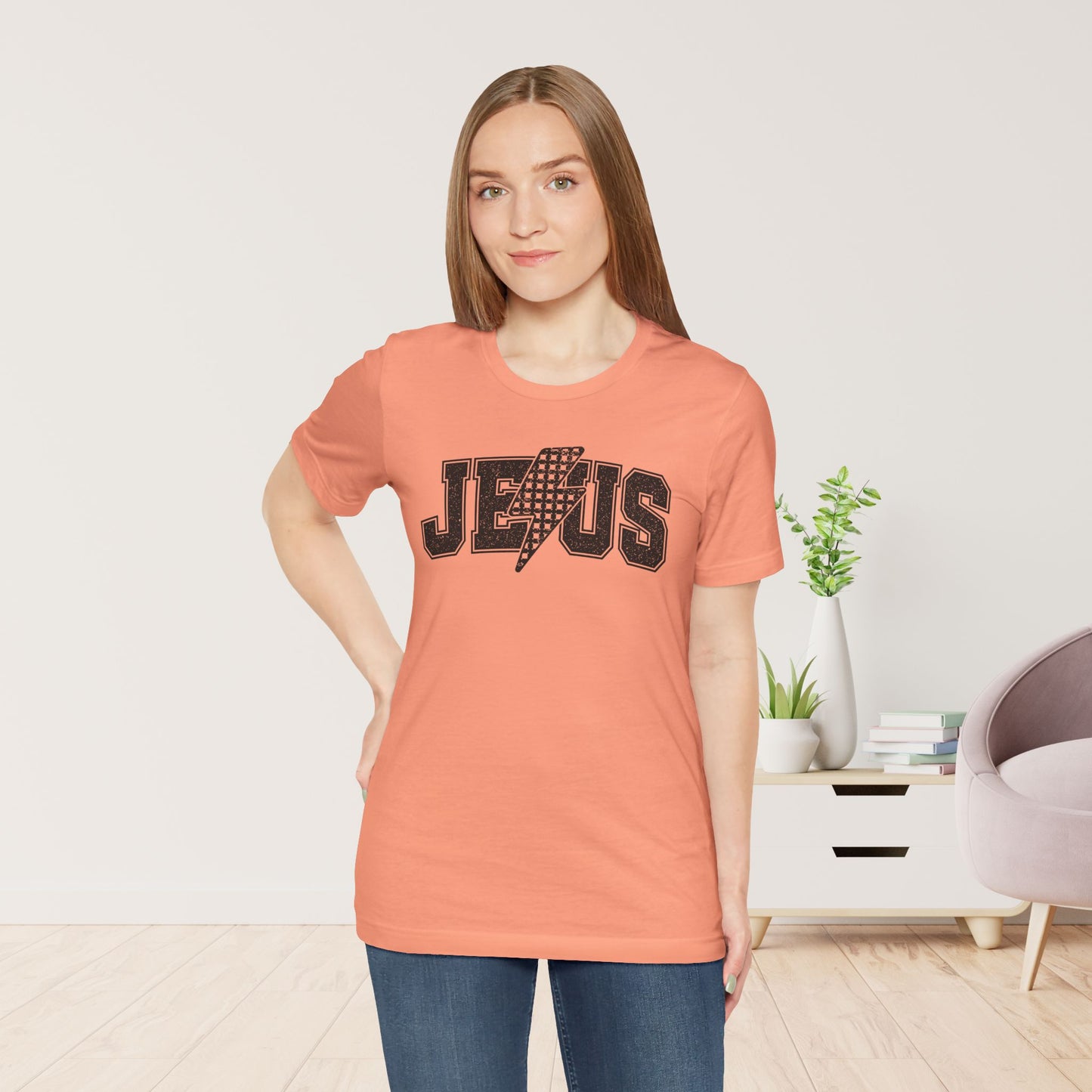 Jesus Soft Cotton Tee - Christian Shirt