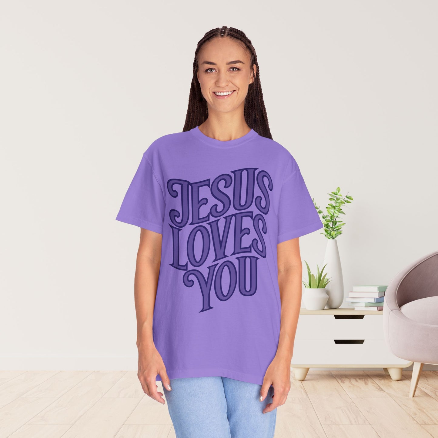 Jesus Loves You Comfort Colors Shirt