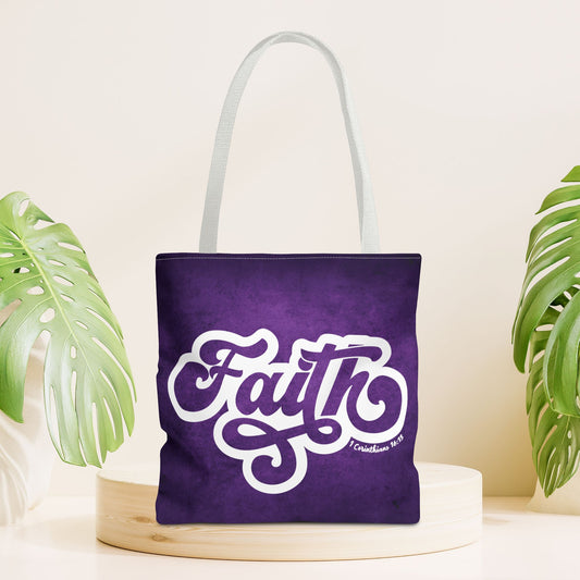 Faith Tote Bag - Christian Tote Bag