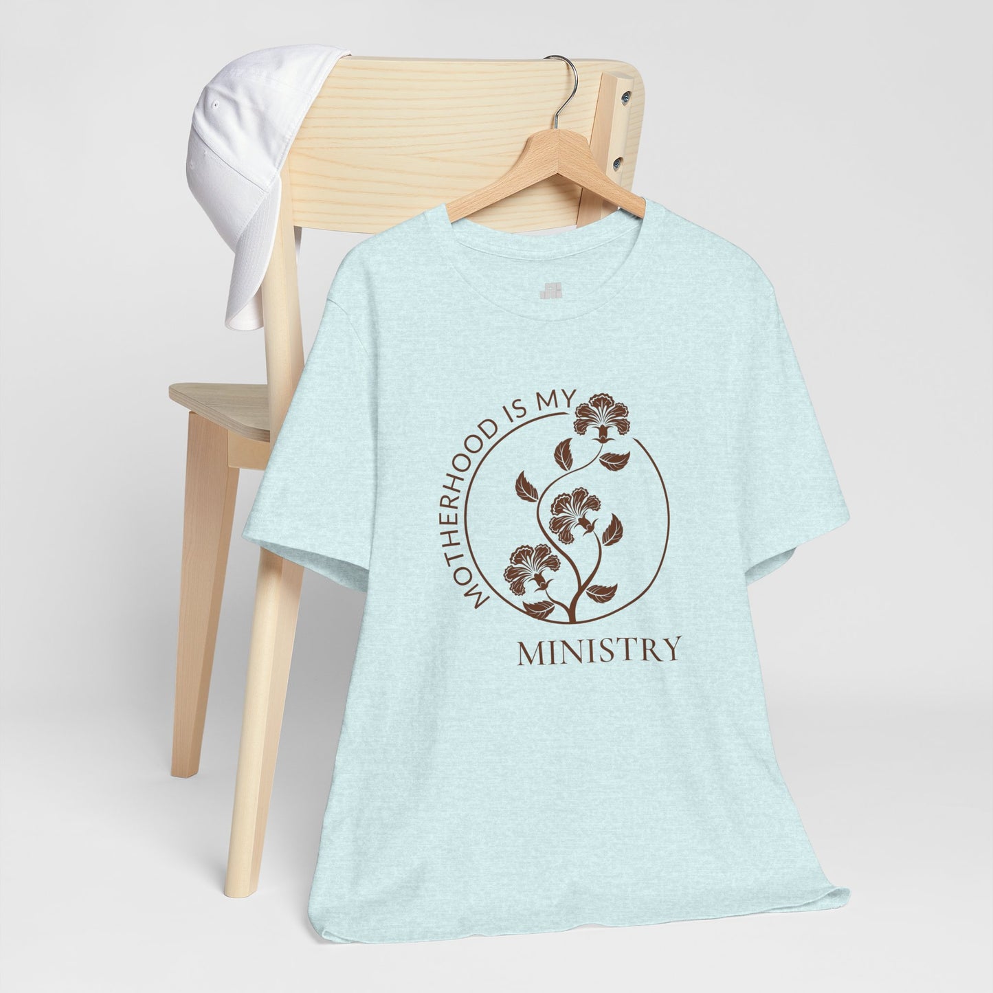 Motherhood is My Ministry Christian Soft Cotton Tee