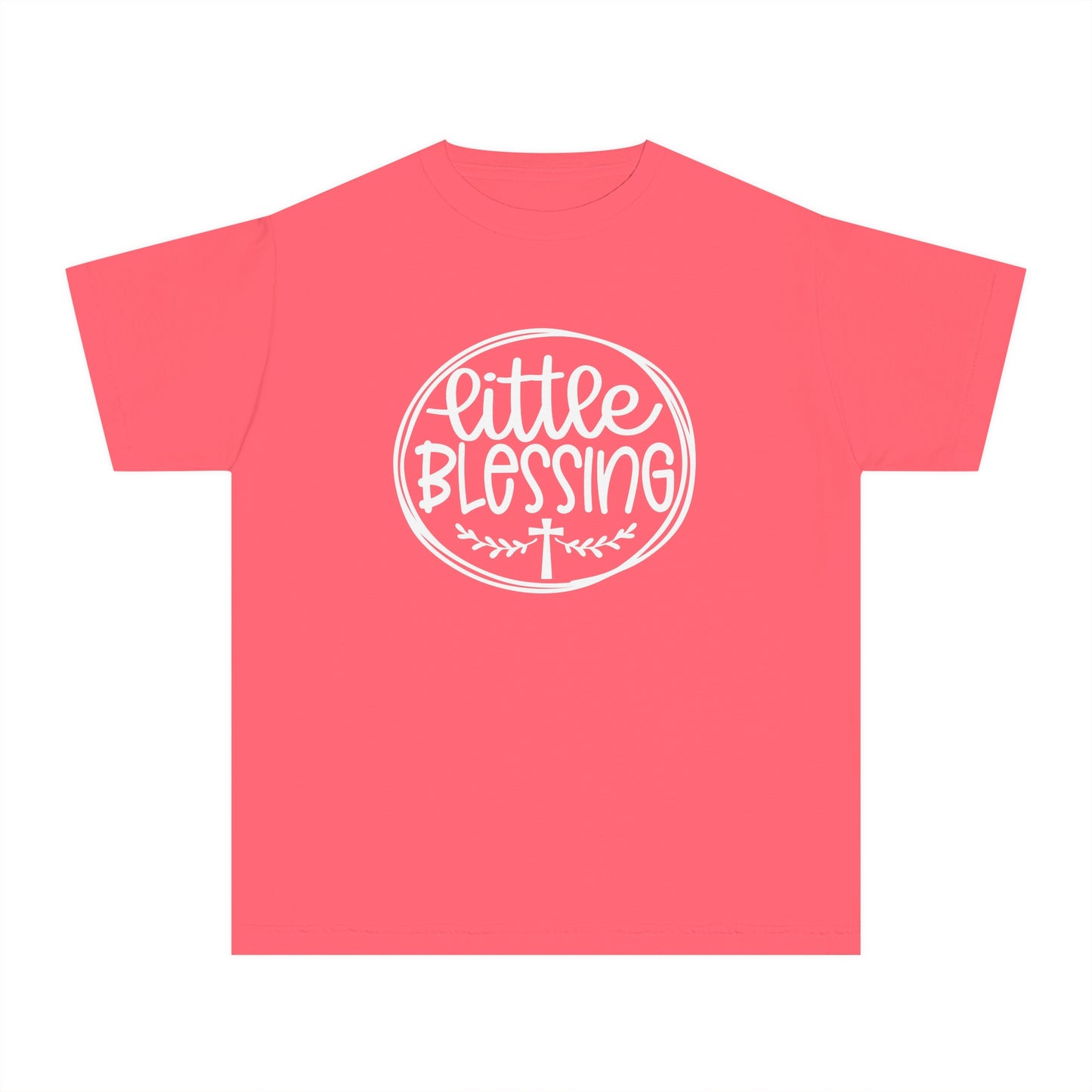 Little Blessing Comfort Colors Youth Christian Shirt