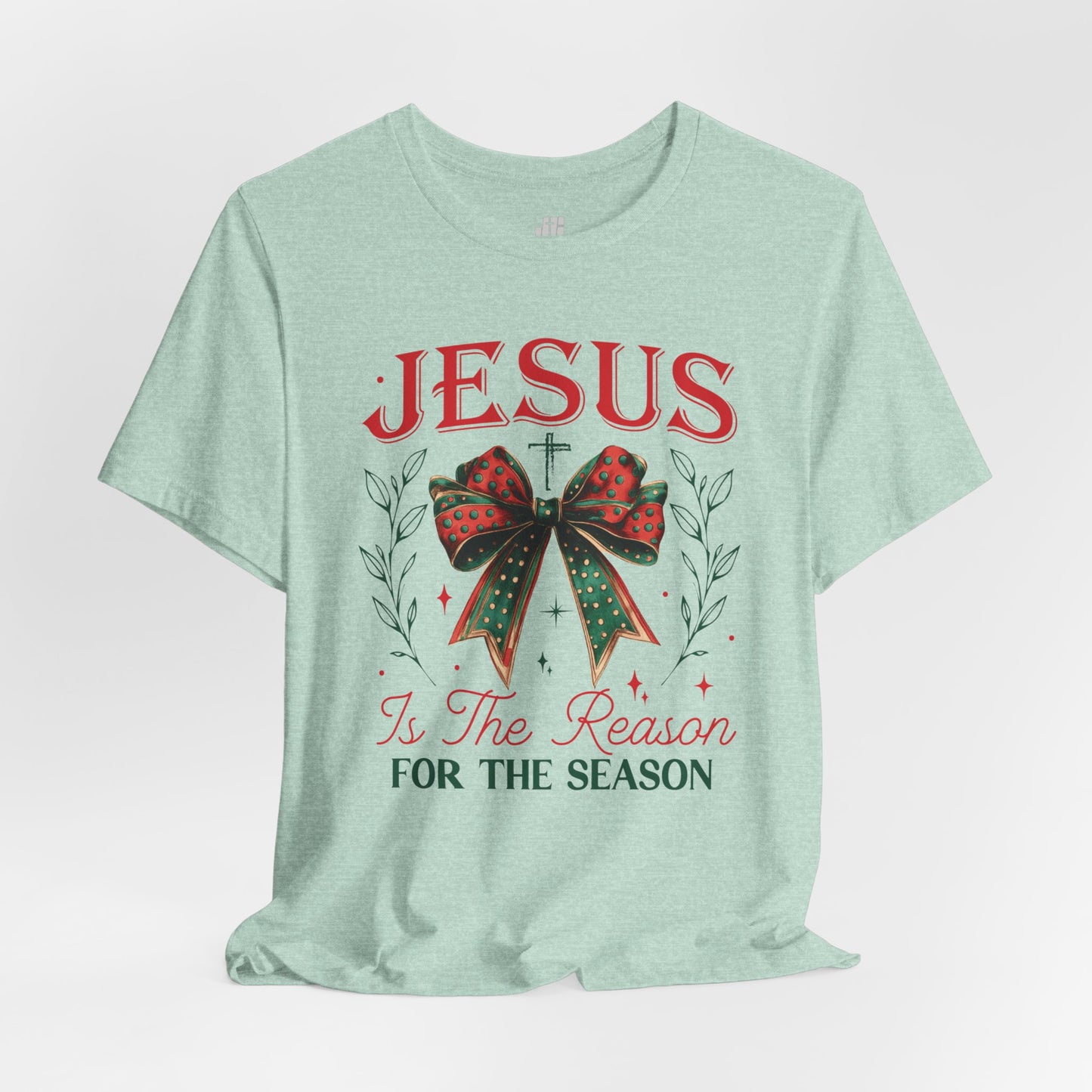 Jesus Is The Reason For The Season Soft Cotton Tee - Christian Christmas Shirt