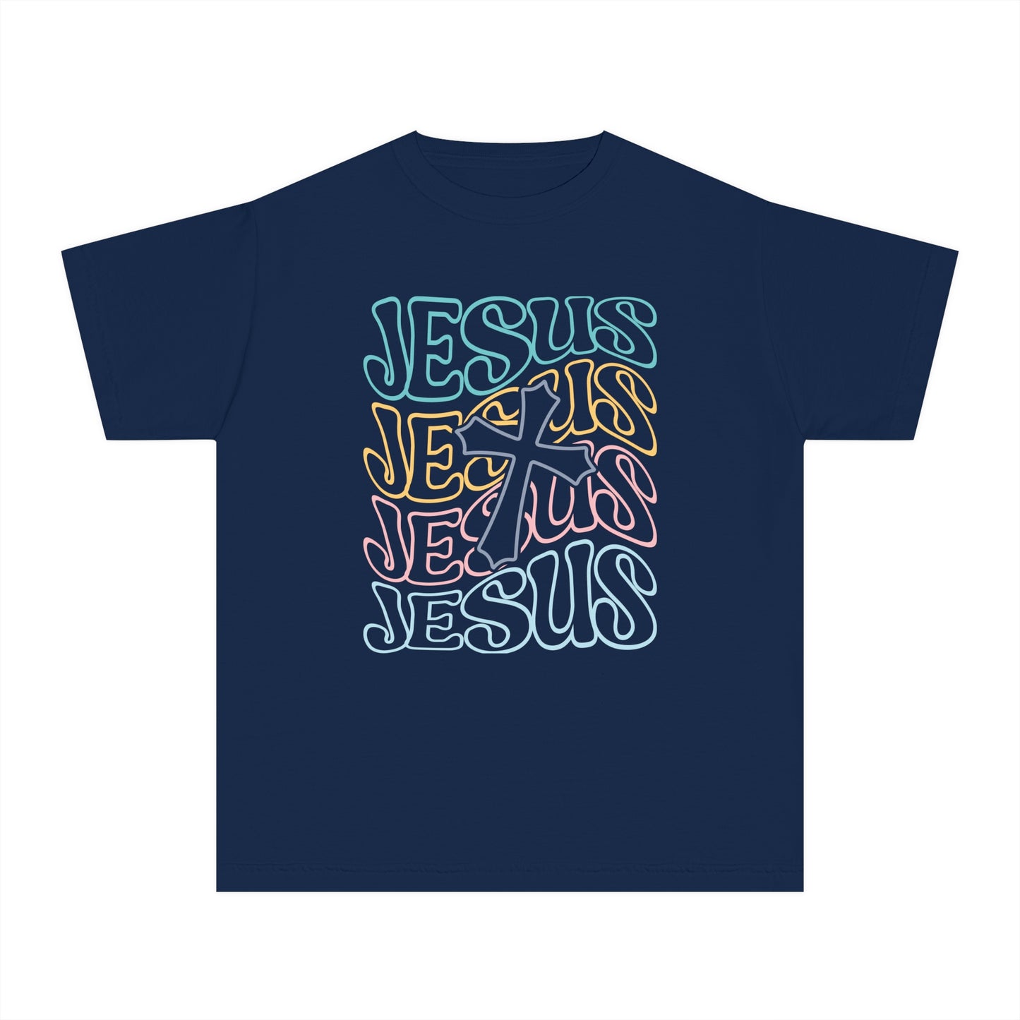 Jesus Comfort Colors Youth Christian Tee