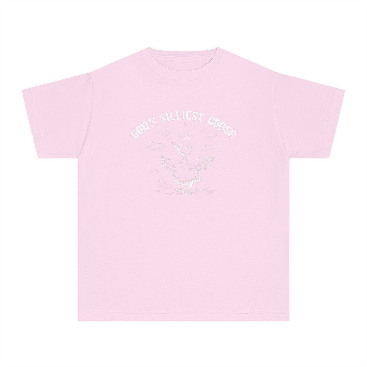 God's Silliest Goose Comfort Colors Youth Christian Tee