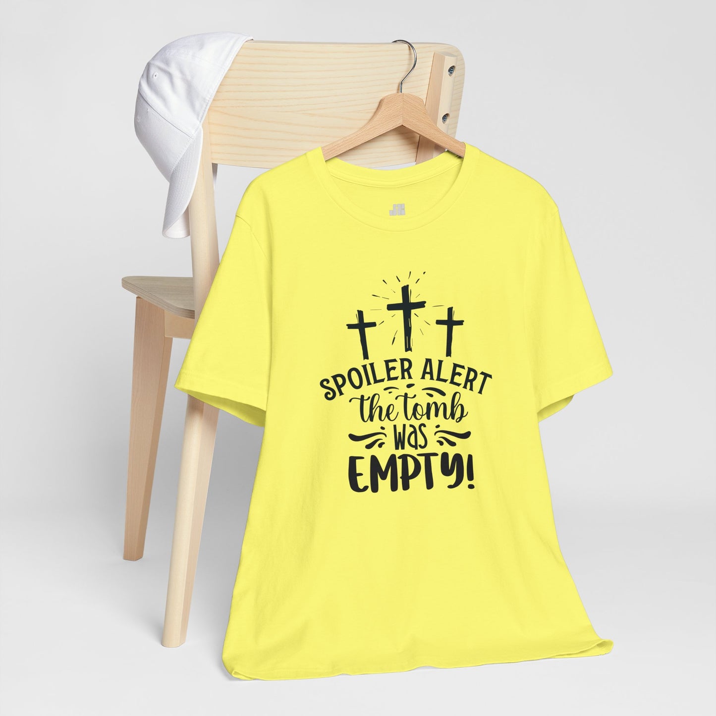 Spoiler Alert The Tomb Was Empty Christian Soft Cotton Tee - Easter Shirt