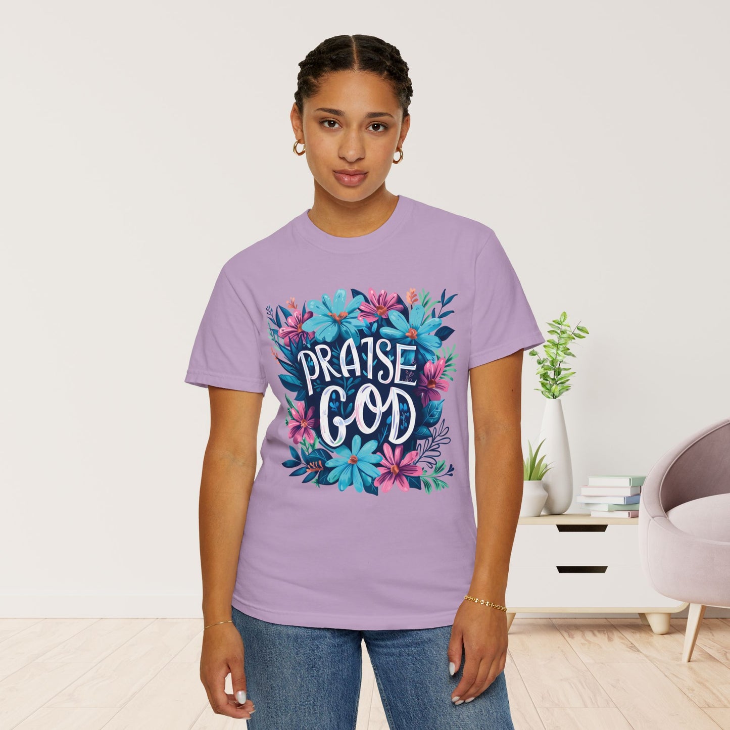 Praise God Women's Comfort Colors Shirt