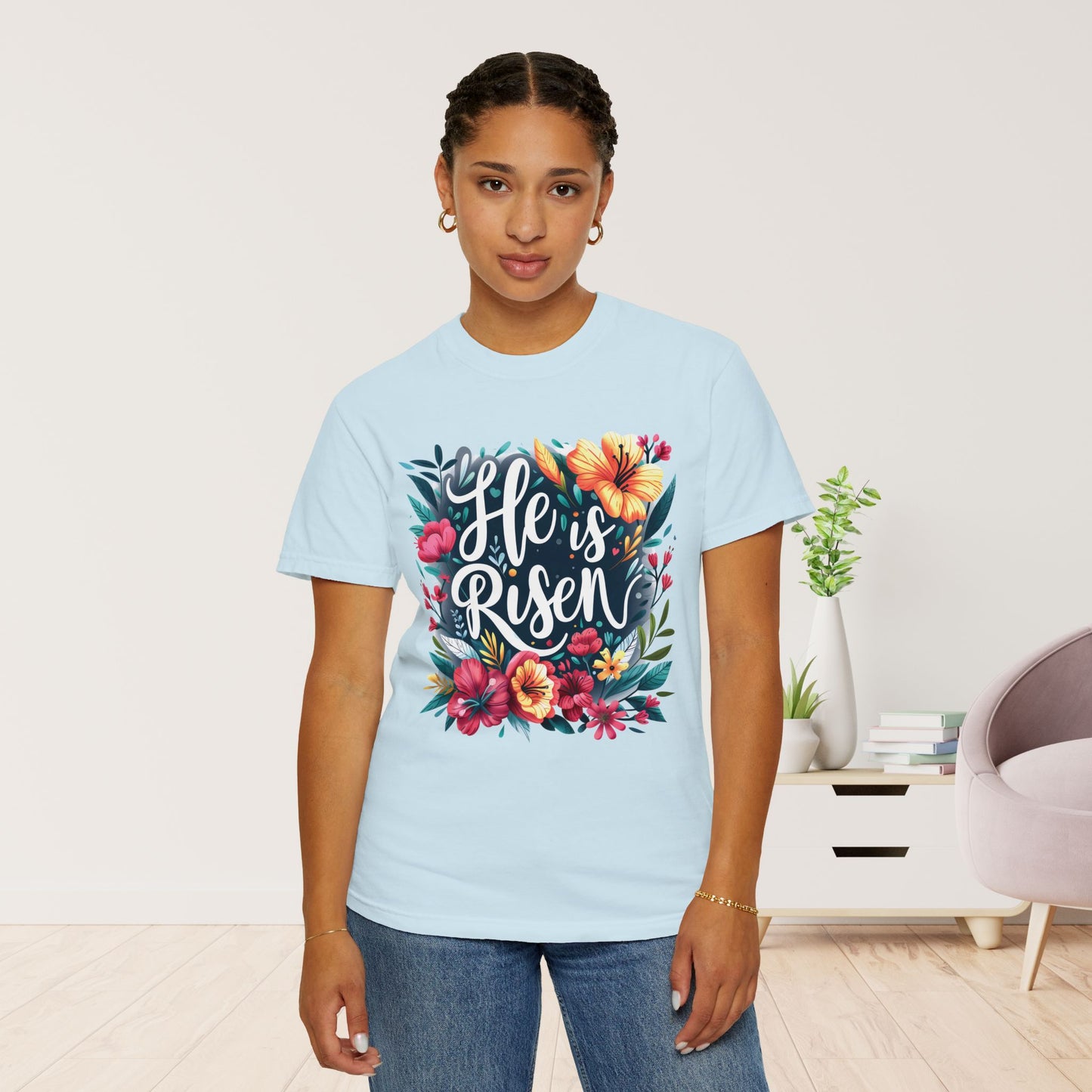 He is Risen Women's Comfort Colors Tee