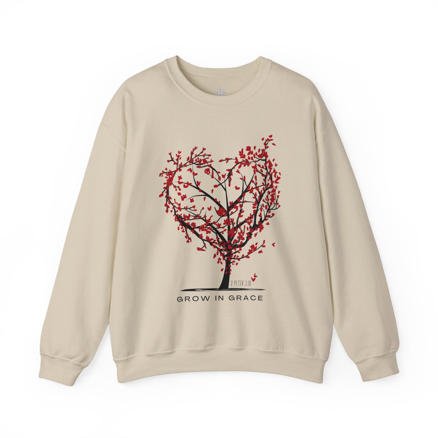 Grow in Grace Bible Verse Sweatshirt