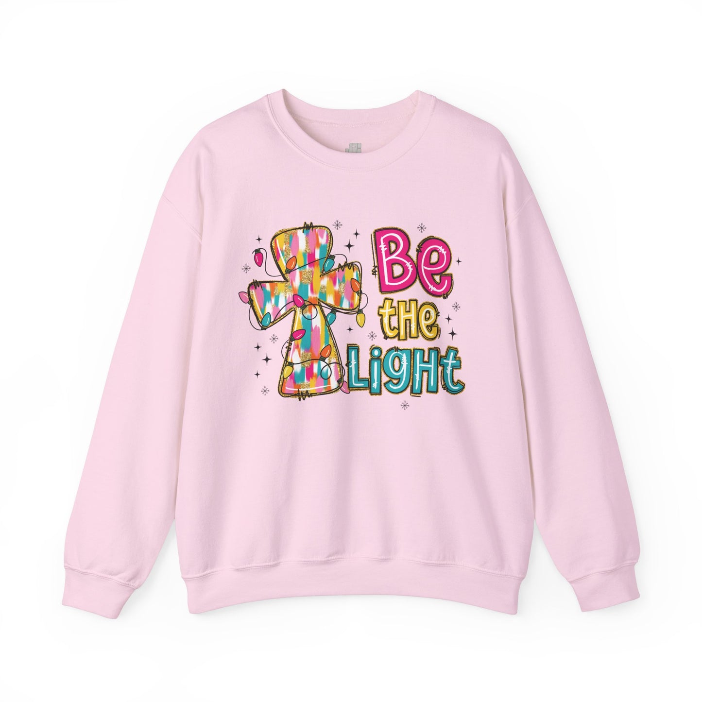 Be The Light Christian Sweatshirt - Christmas Pullover