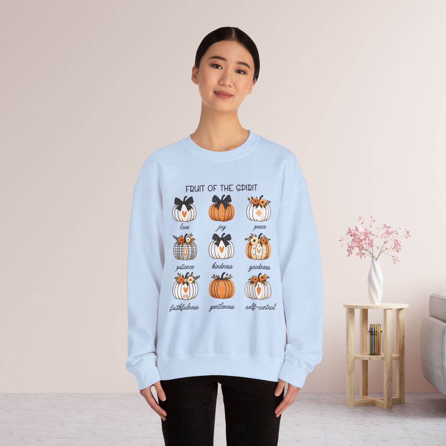 Pumpkin Fruit of The Spirit Christian Sweatshirt - Christian Pullover