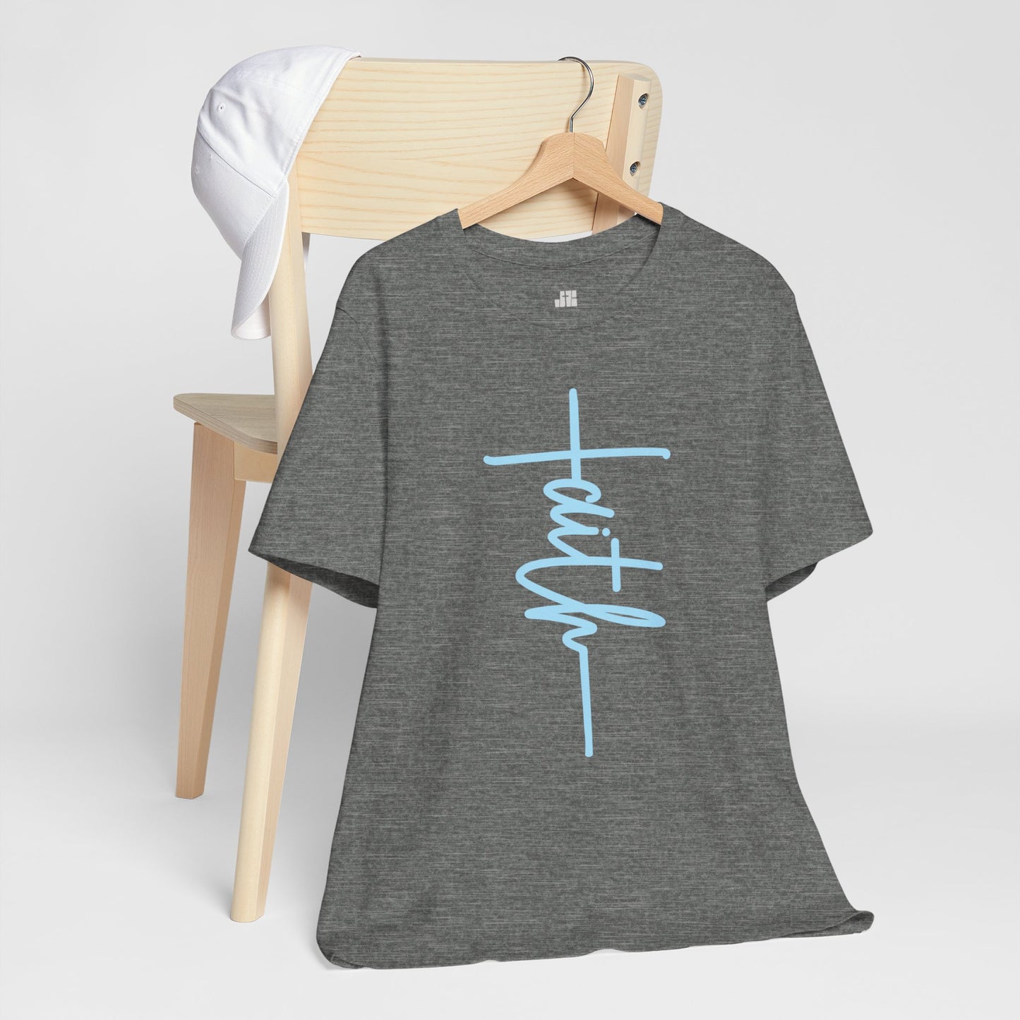 Christian Faith Shirt - Faith Cross Soft Cotton Tee