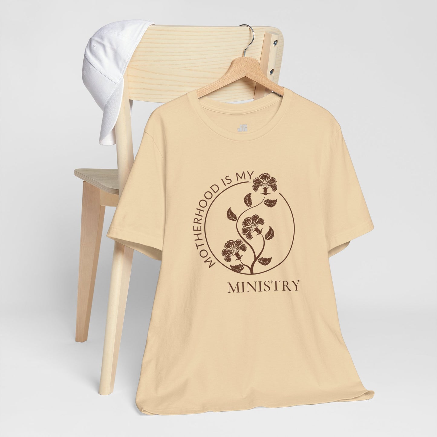 Motherhood is My Ministry Christian Soft Cotton Tee