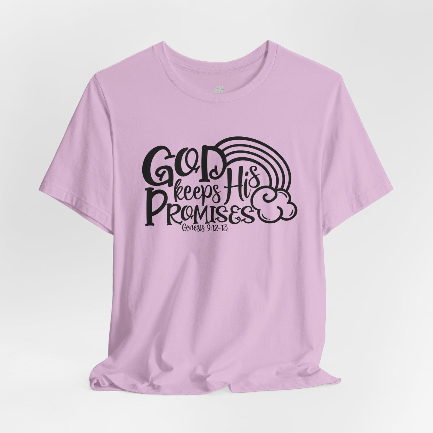 God Keeps His Promises Soft Cotton Tee - Bible Verse Christian Tee