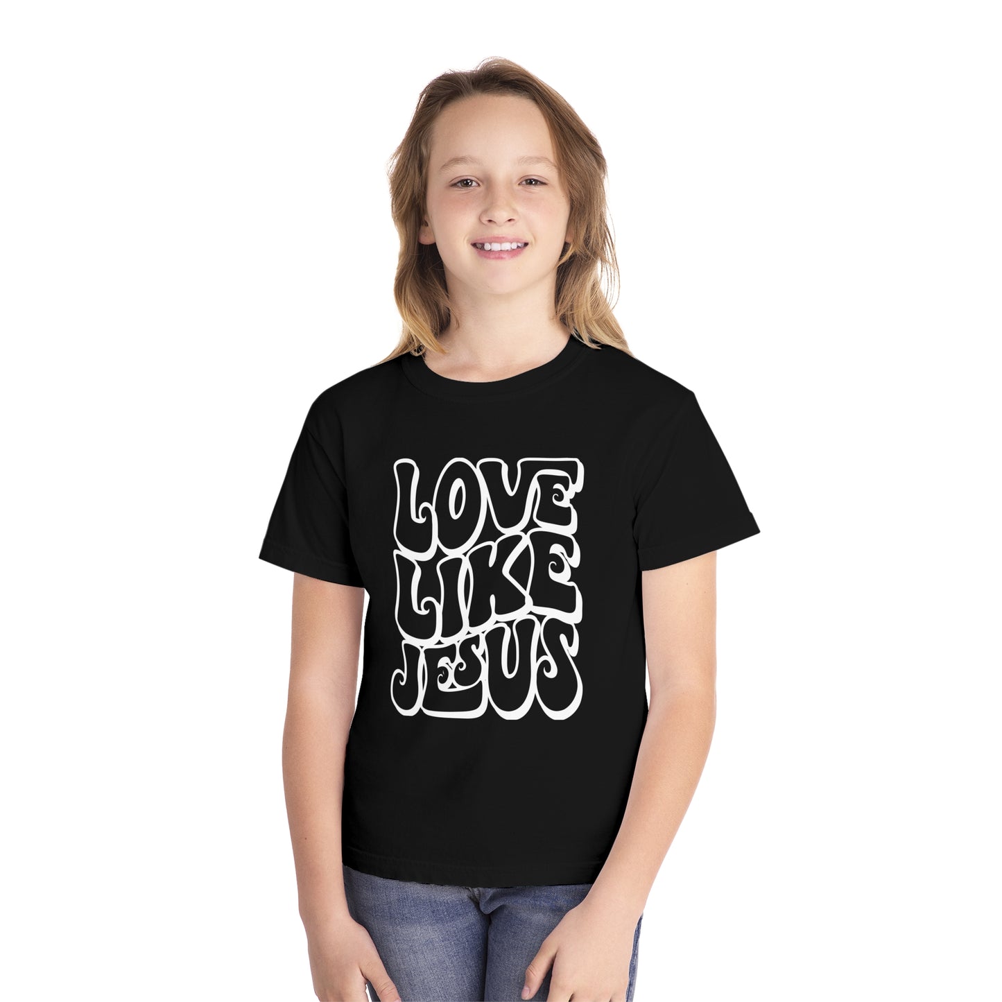 Love Like Jesus Comfort Colors Youth Christian Shirt