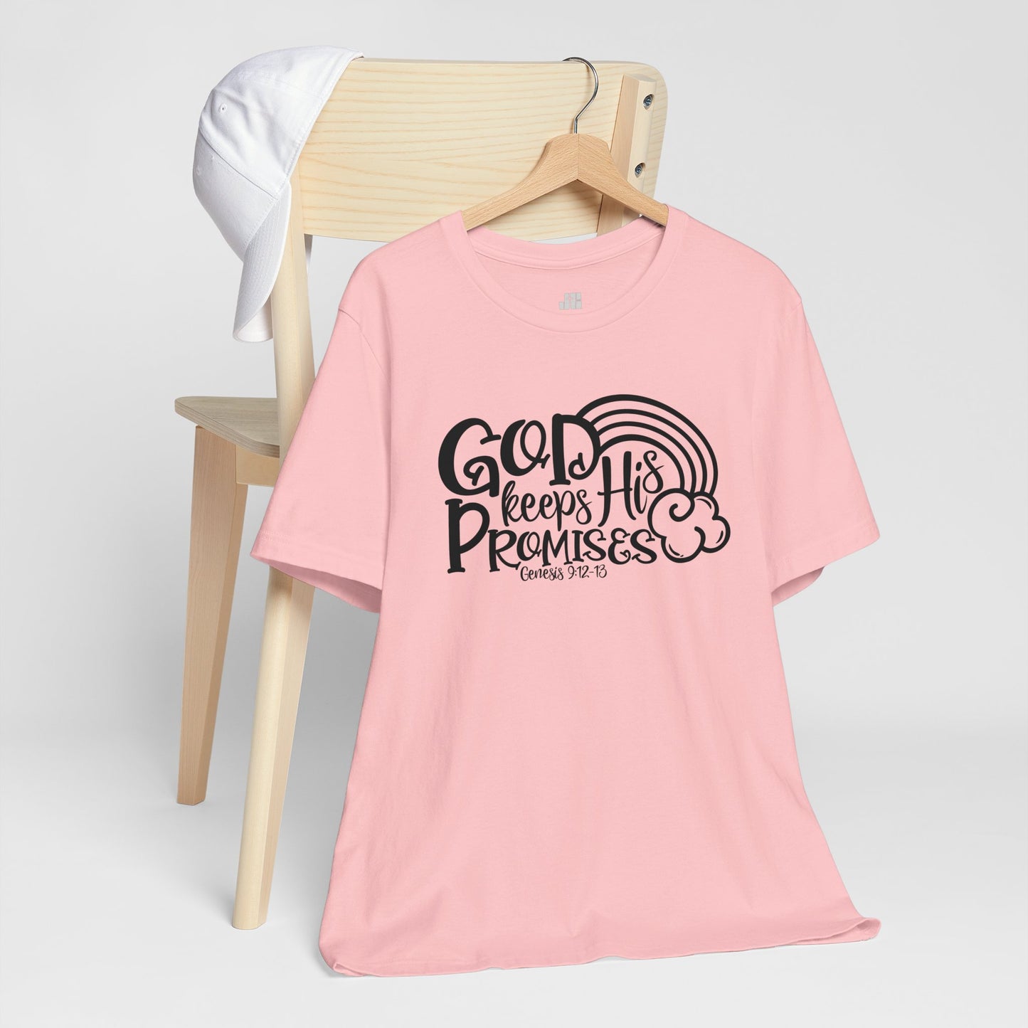 God Keeps His Promises Soft Cotton Tee - Bible Verse Christian Tee