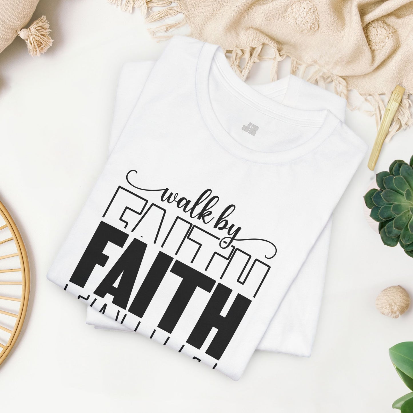 Walk by Faith Christian Soft Cotton Tee