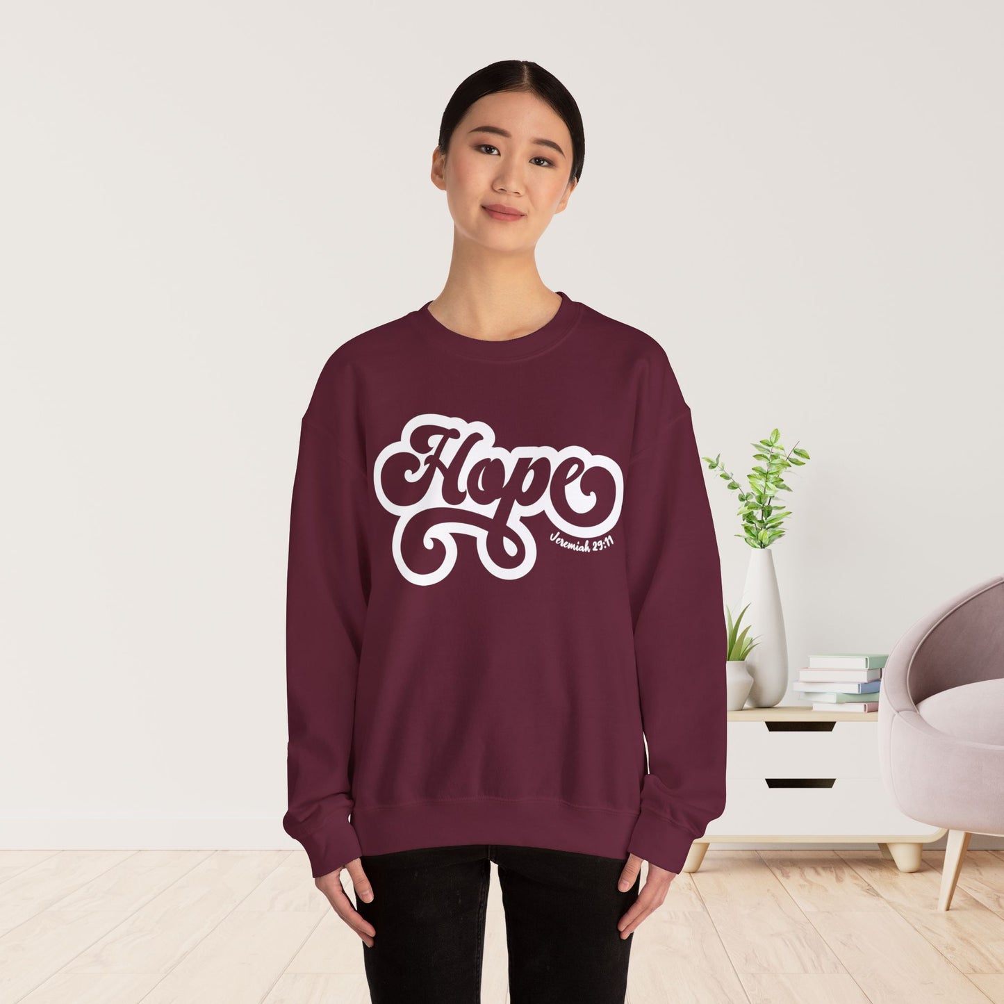 Hope Sweatshirt - Bible Verse Christian Sweatshirt