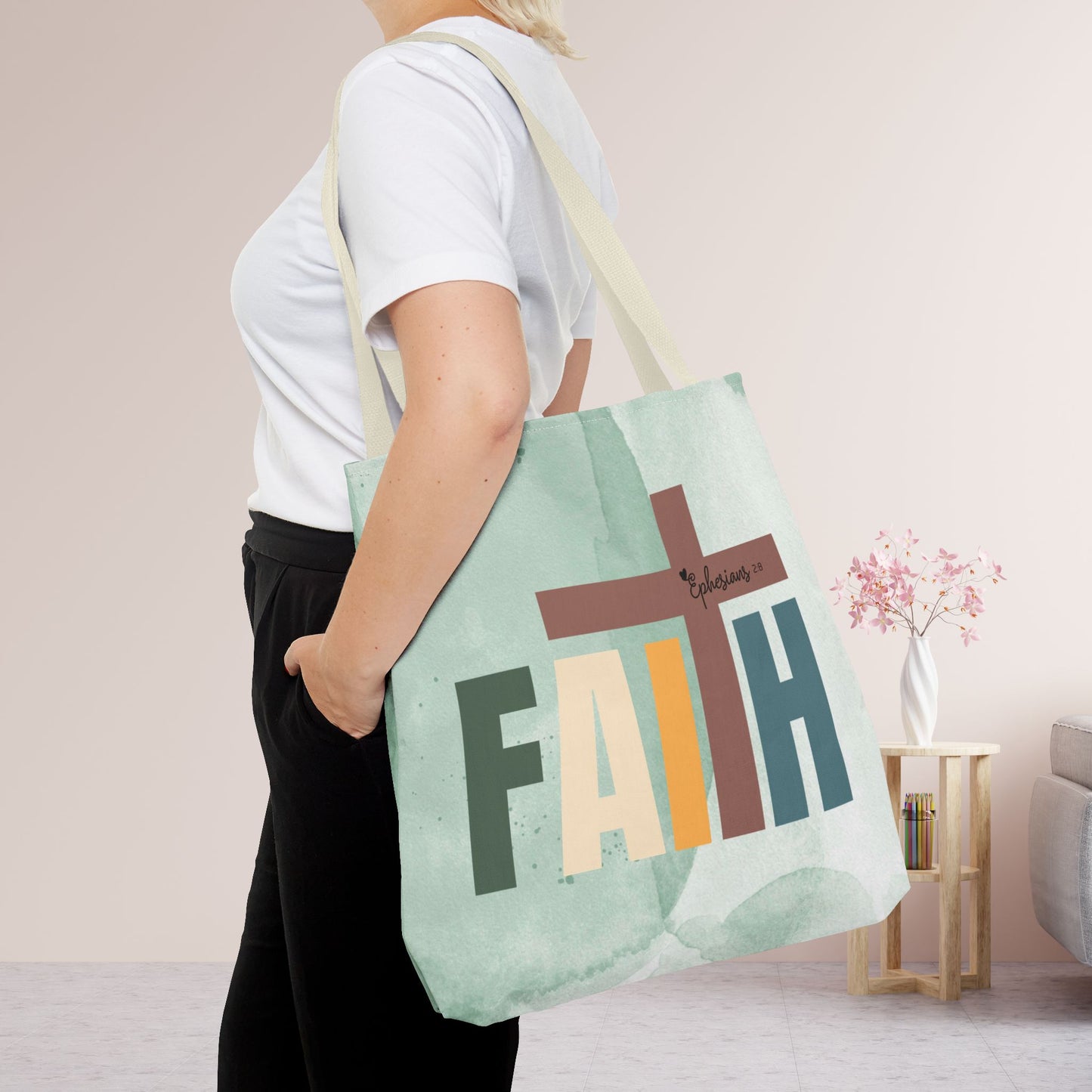 Faith Tote Bag - Christian Tote Bag