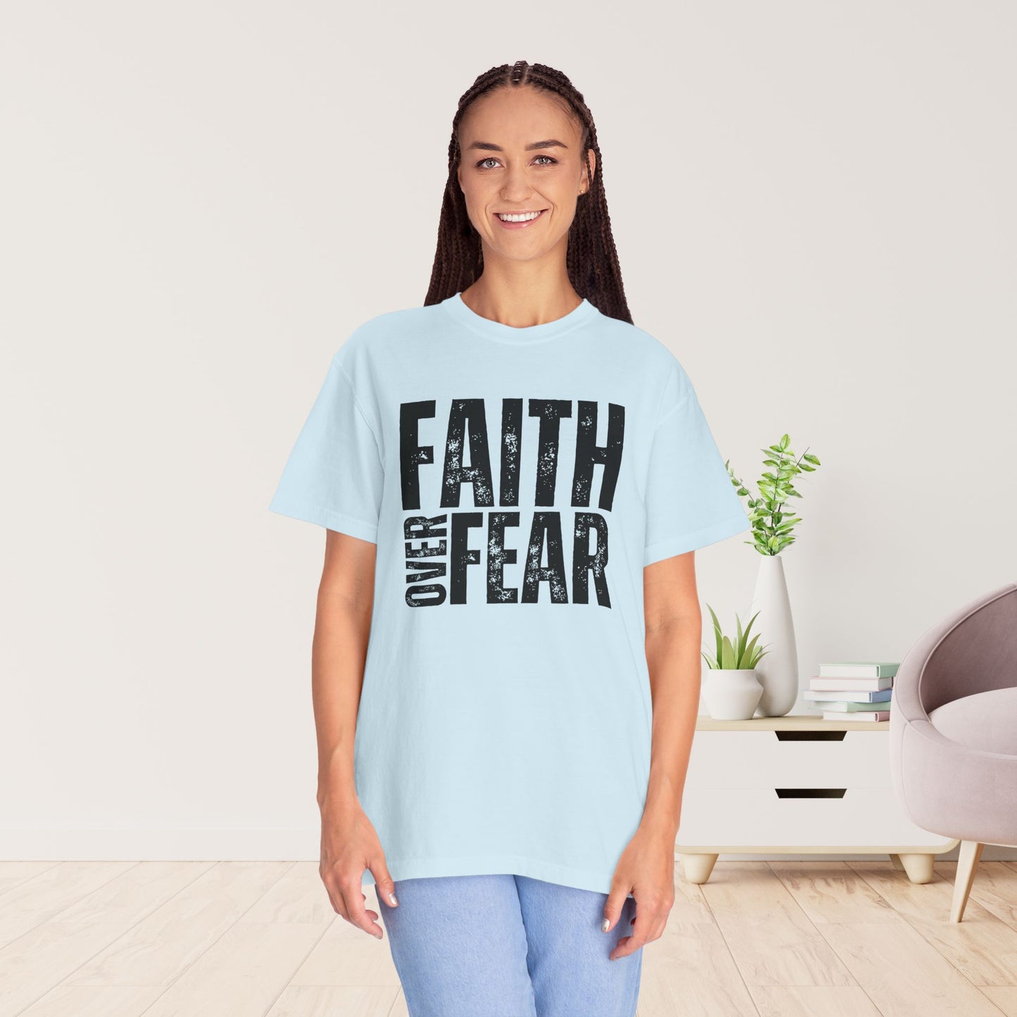 Comfort Colors Faith Over Fear Shirt Unisex Shirt